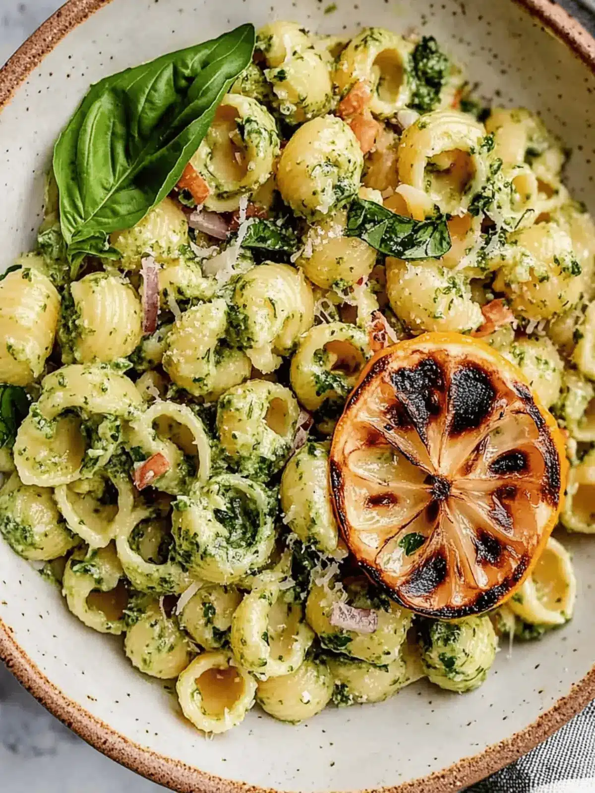 Lemon Basil Pasta Salad
