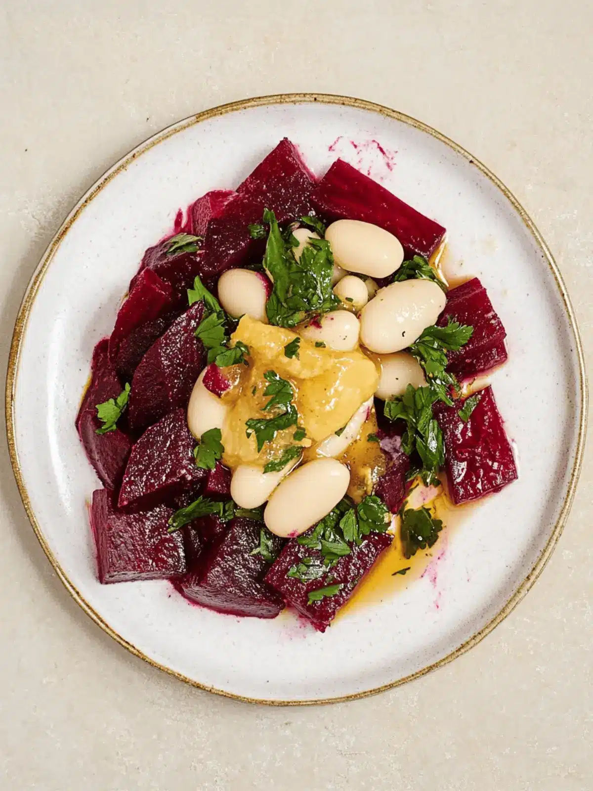 Herby White Bean & Beet Salad: A Fresh and Colorful Delight 5 Herby White Bean & Beet Salad