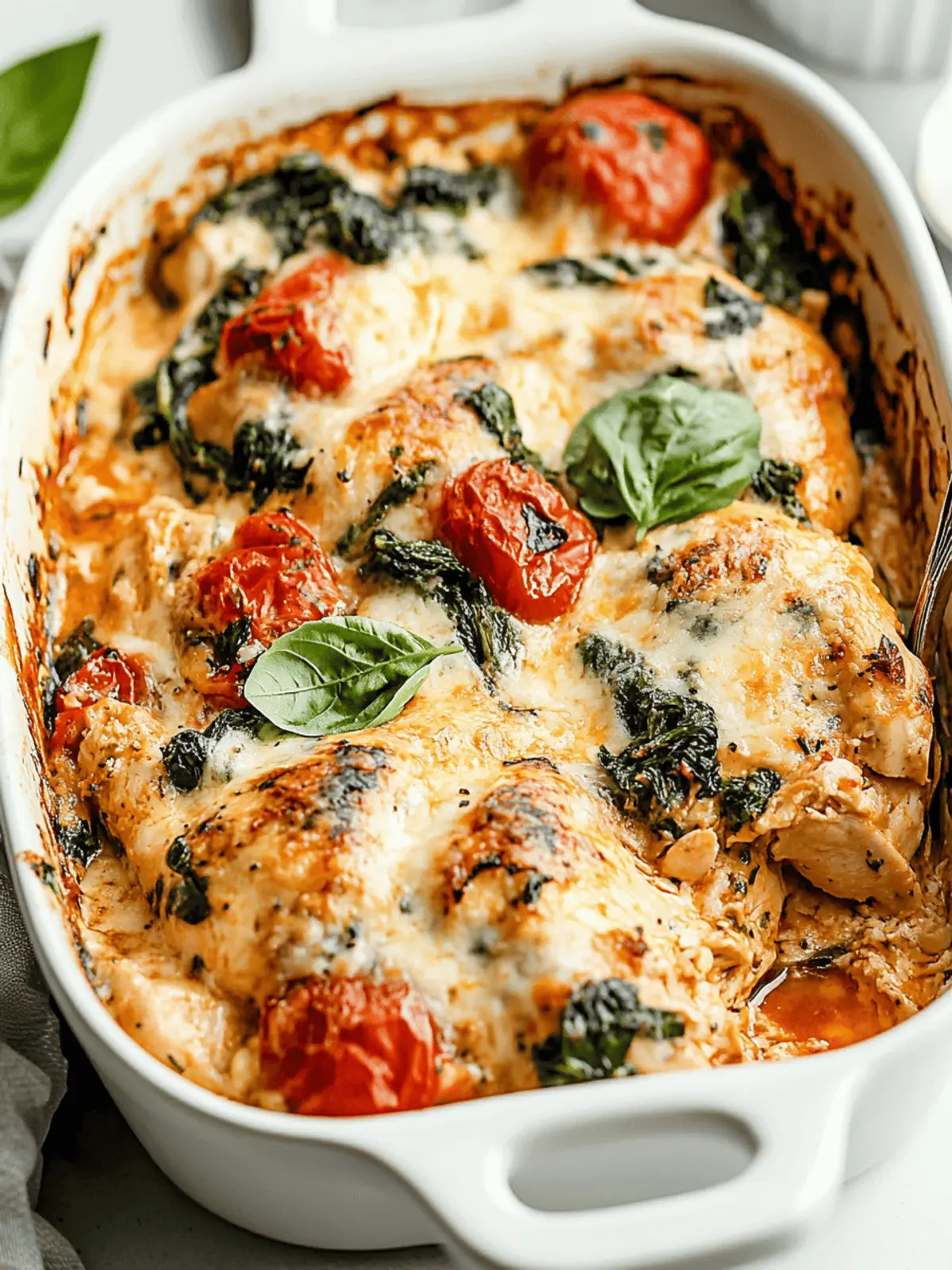 Baked Tuscan Chicken Casserole Recipe