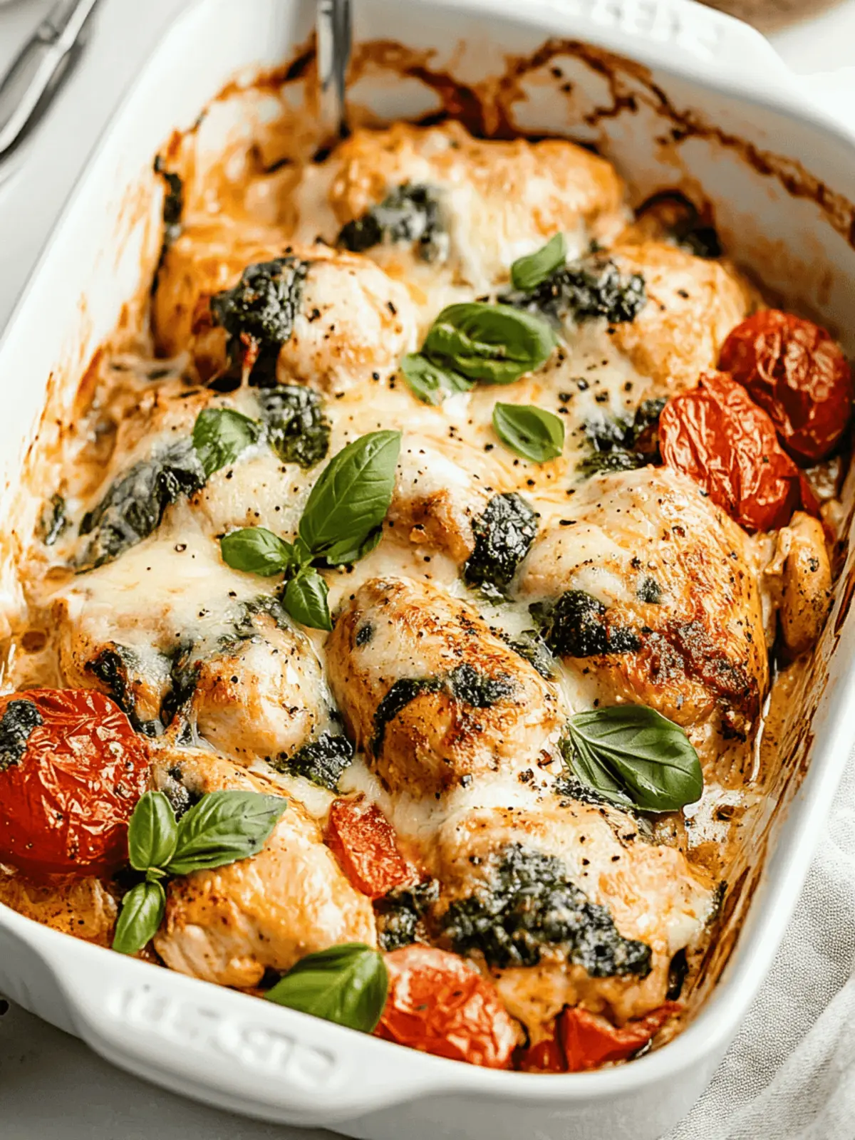 Baked Tuscan Chicken Casserole Recipe