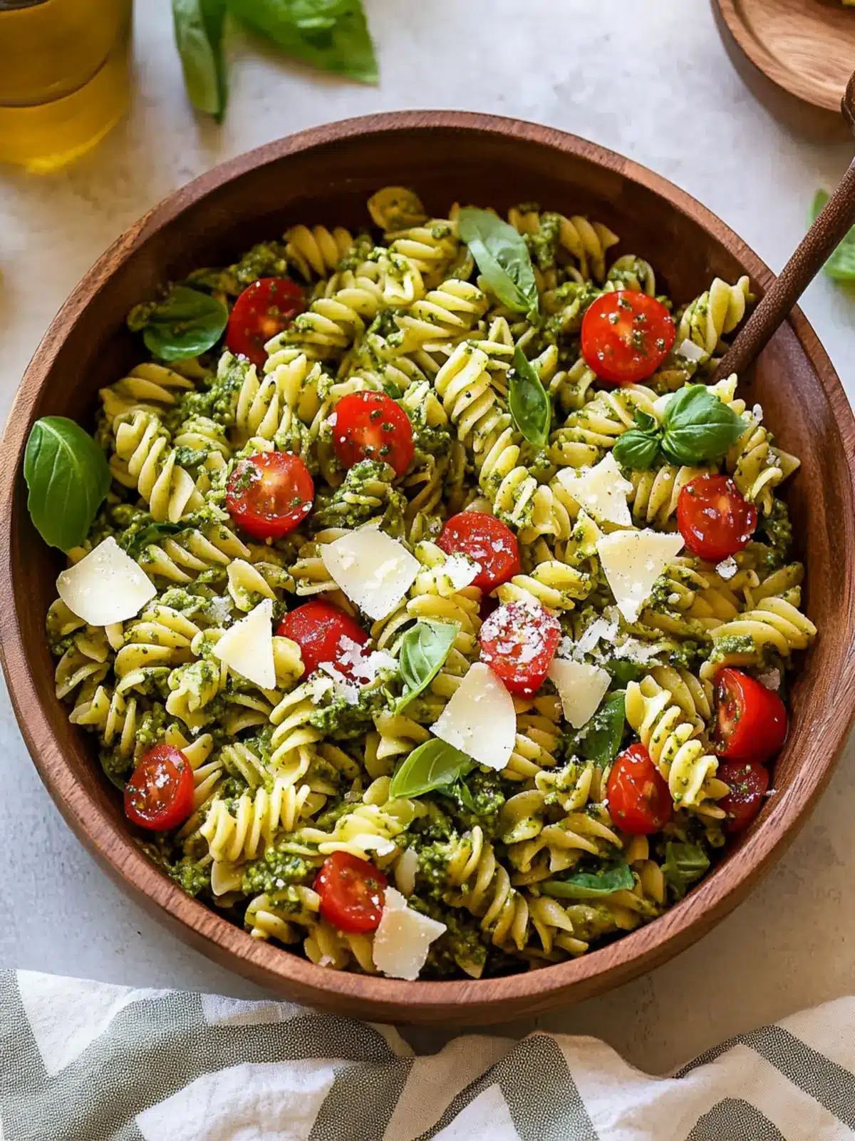Pesto Pasta Salad