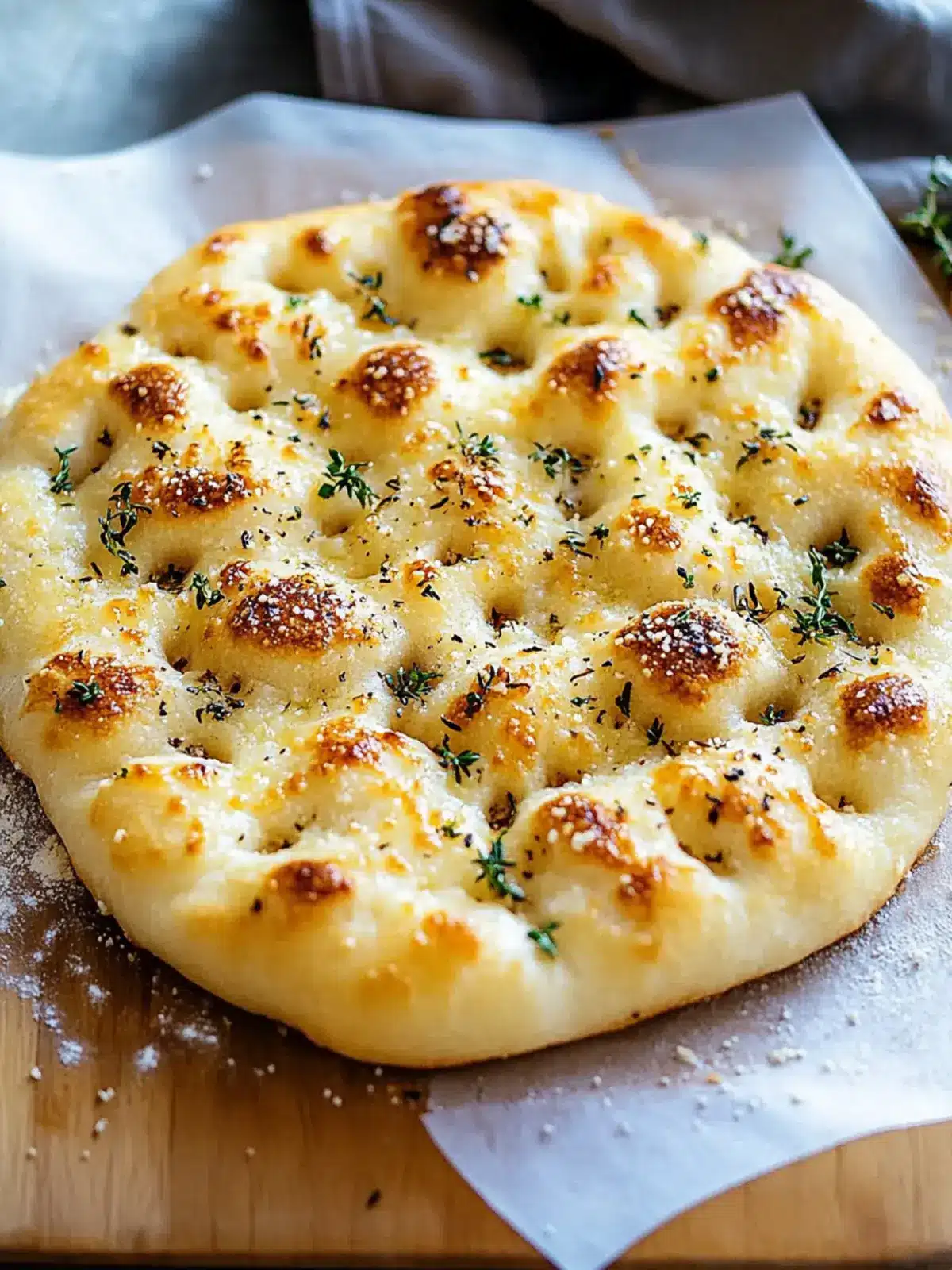 Garlic Parmesan Focaccia Bread: Simple & Irresistibly Delicious 2 Garlic Parmesan Focaccia Bread