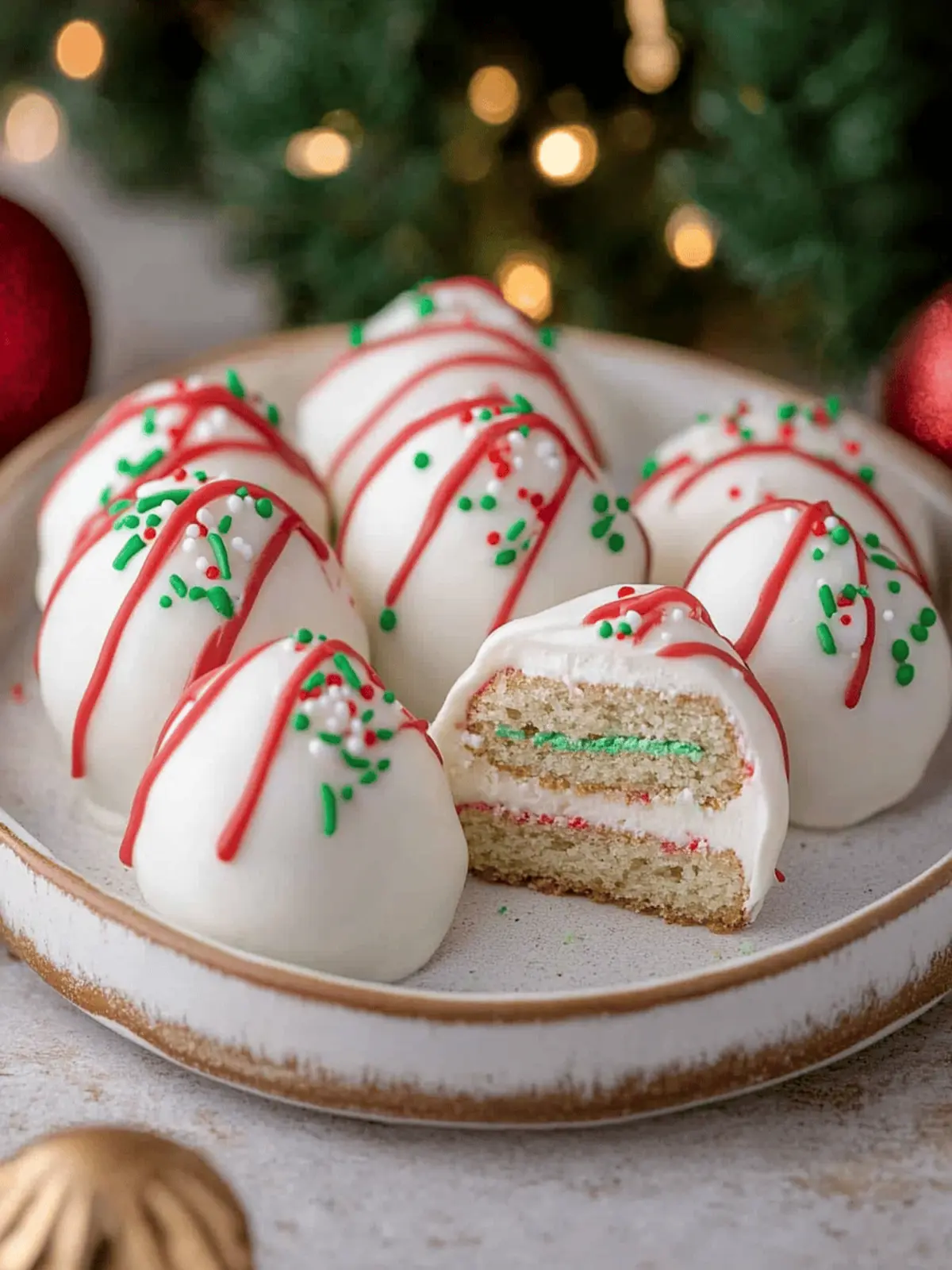 Little Debbie Christmas Tree Cake Truffles: A Festive Delight 2 Little Debbie Christmas Tree Cake Truffles