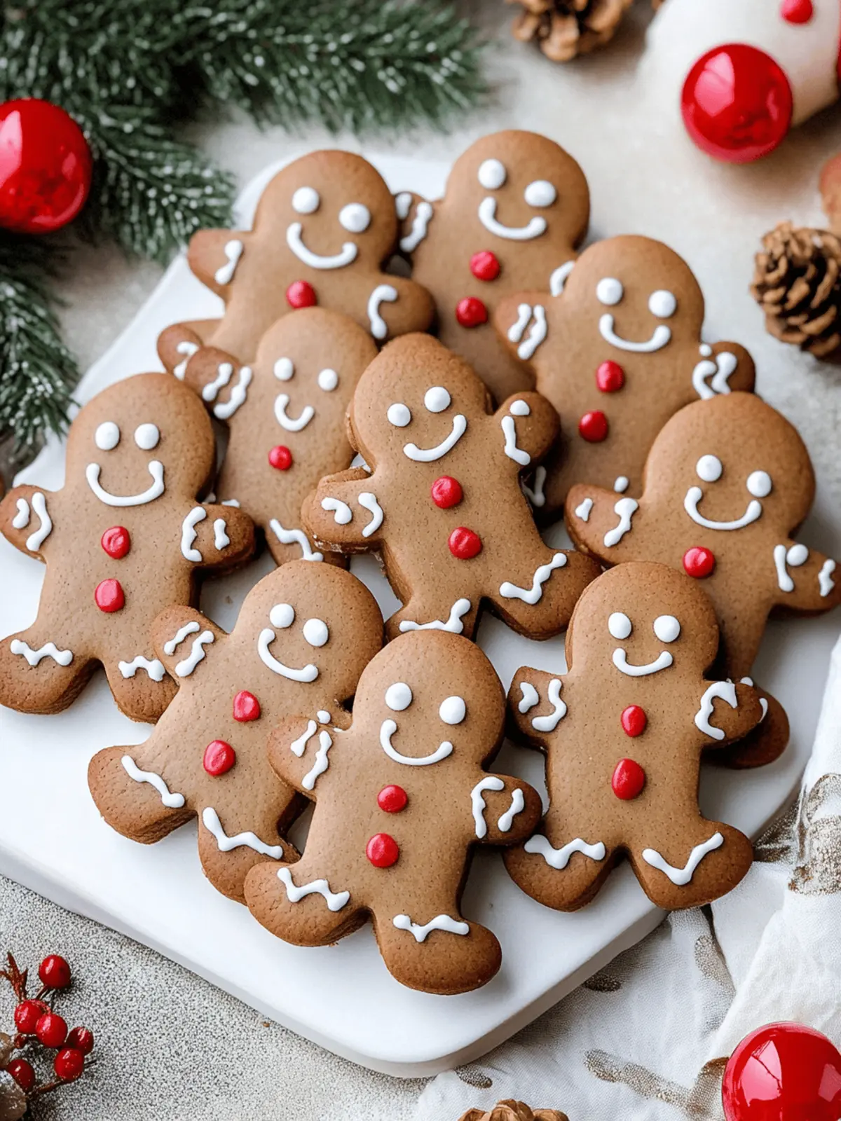 Gingerbread Men Sugar Cookies
