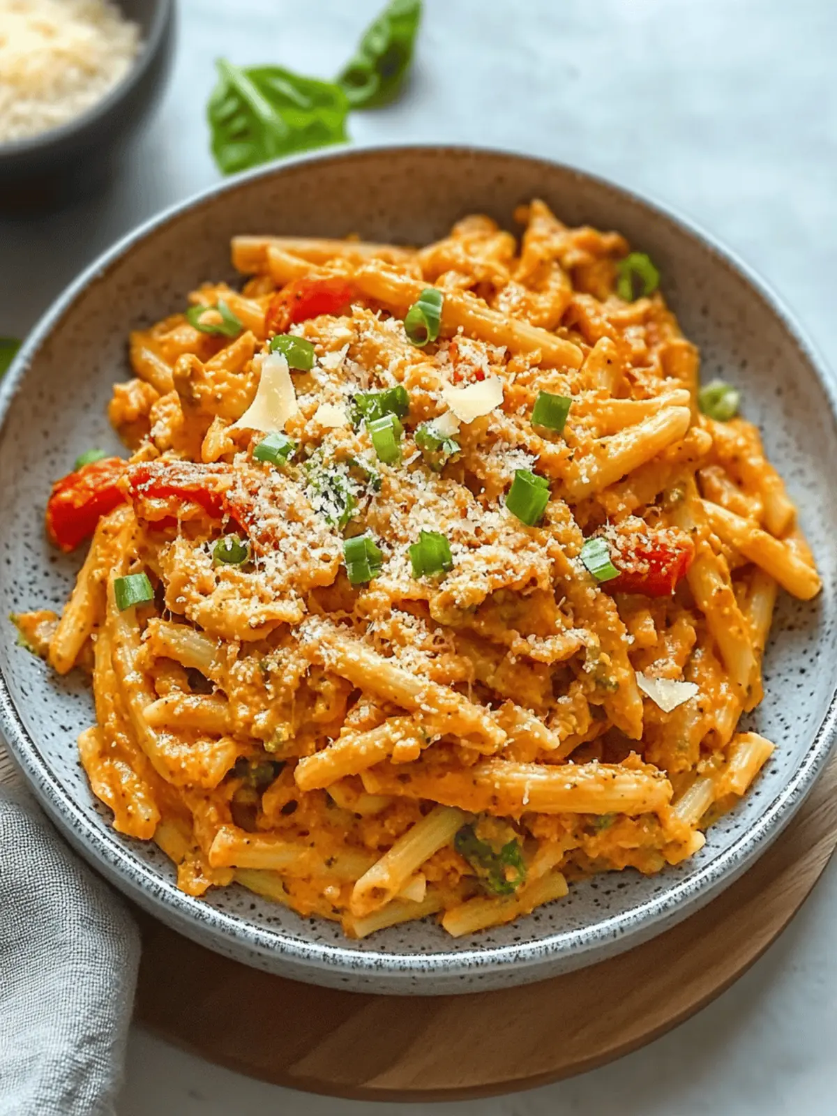 Creamy Red Pesto Pasta