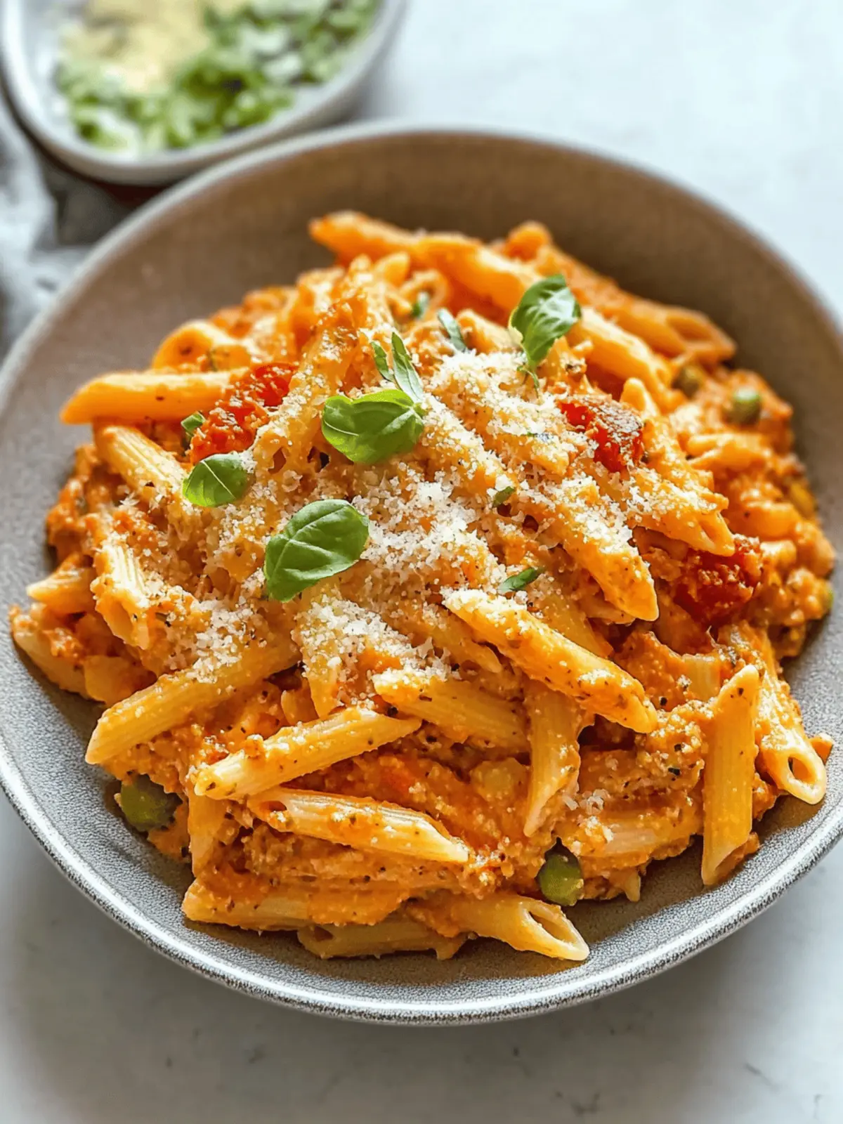 Creamy Red Pesto Pasta