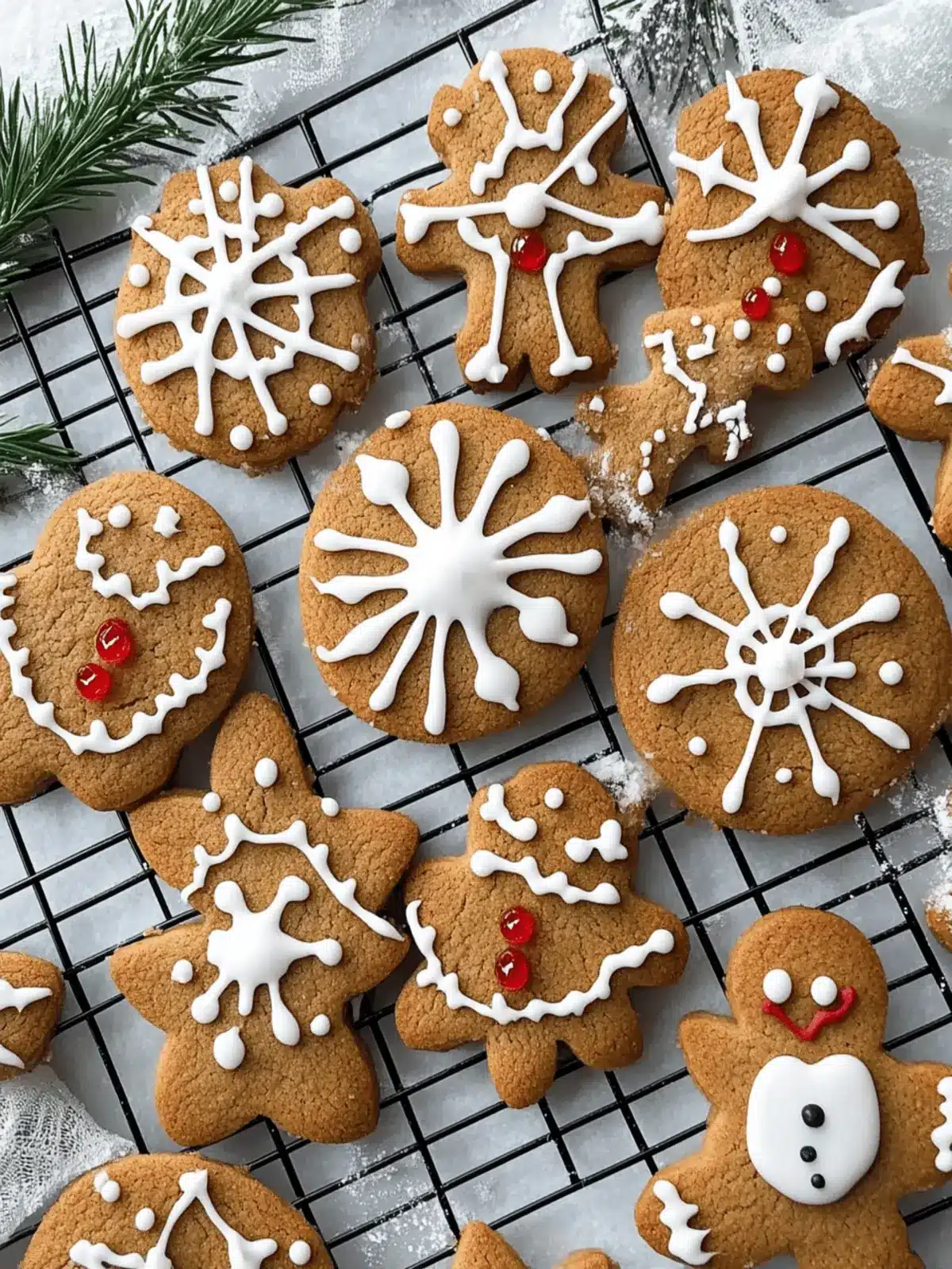 Gingerbread Cookies with Royal Icing