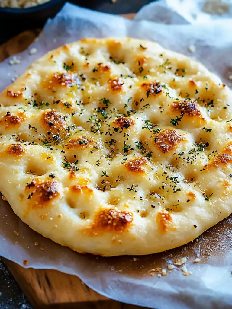 Garlic Parmesan Focaccia Bread