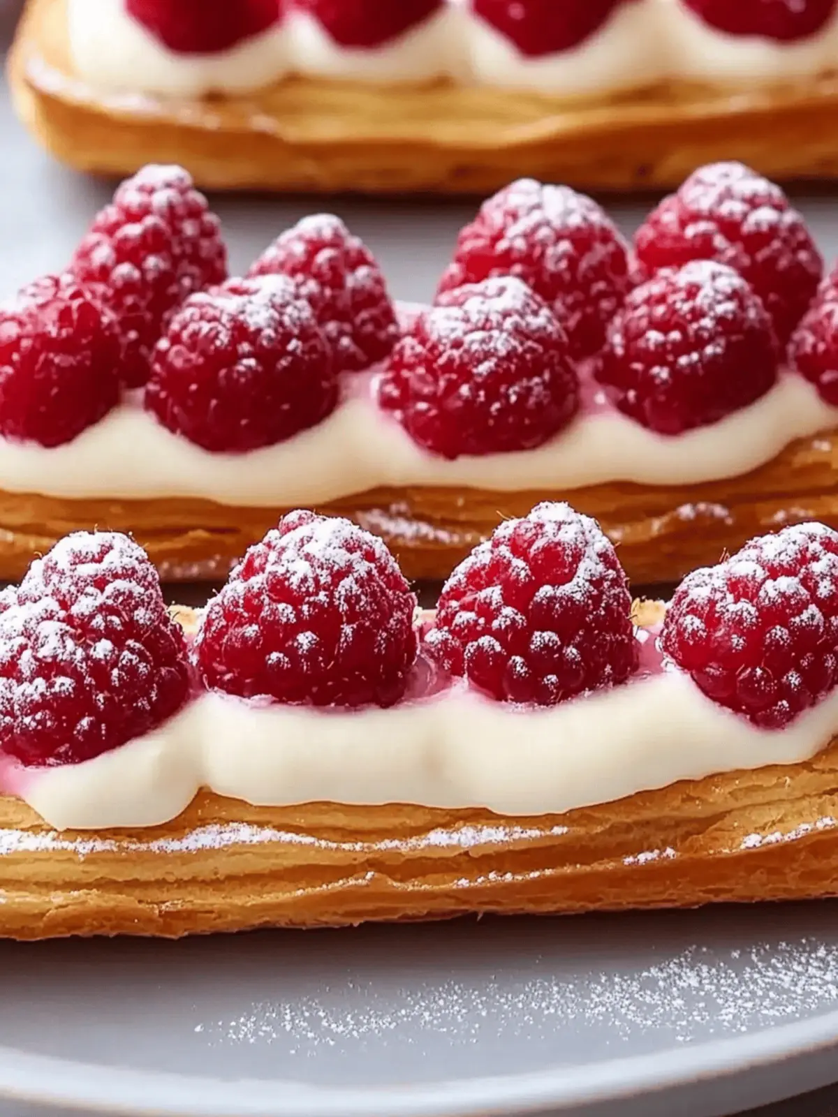 Delightful Raspberry And Cream Éclairs