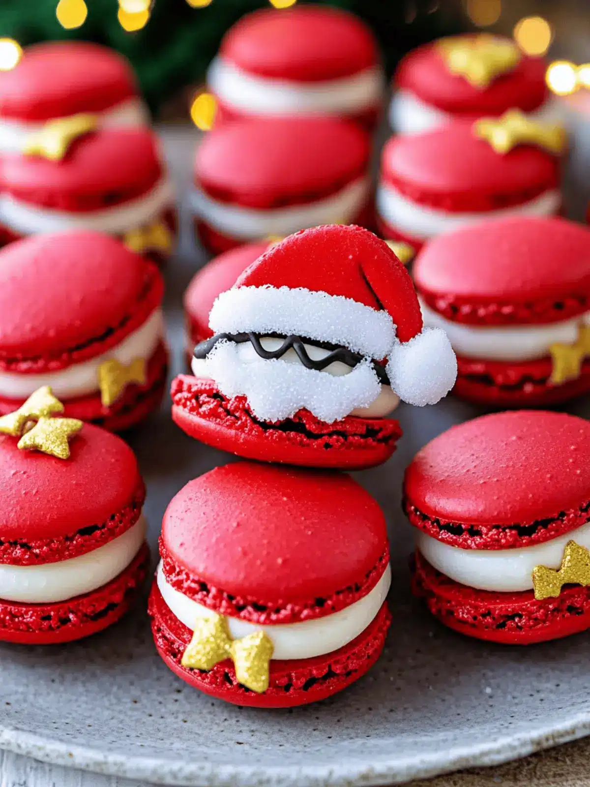 Santa Claus Macarons
