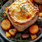 Roasted Autumn Vegetable Pot Pies