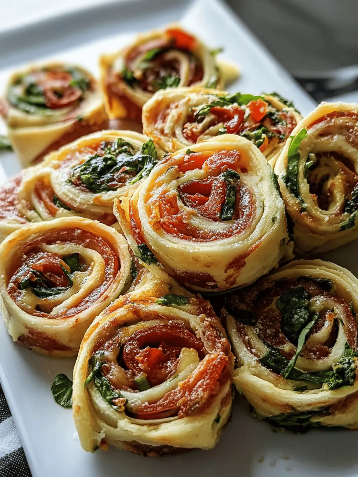 Savory Italian Pinwheels: The Ultimate Make-Ahead Snack 4 Italian Pinwheels