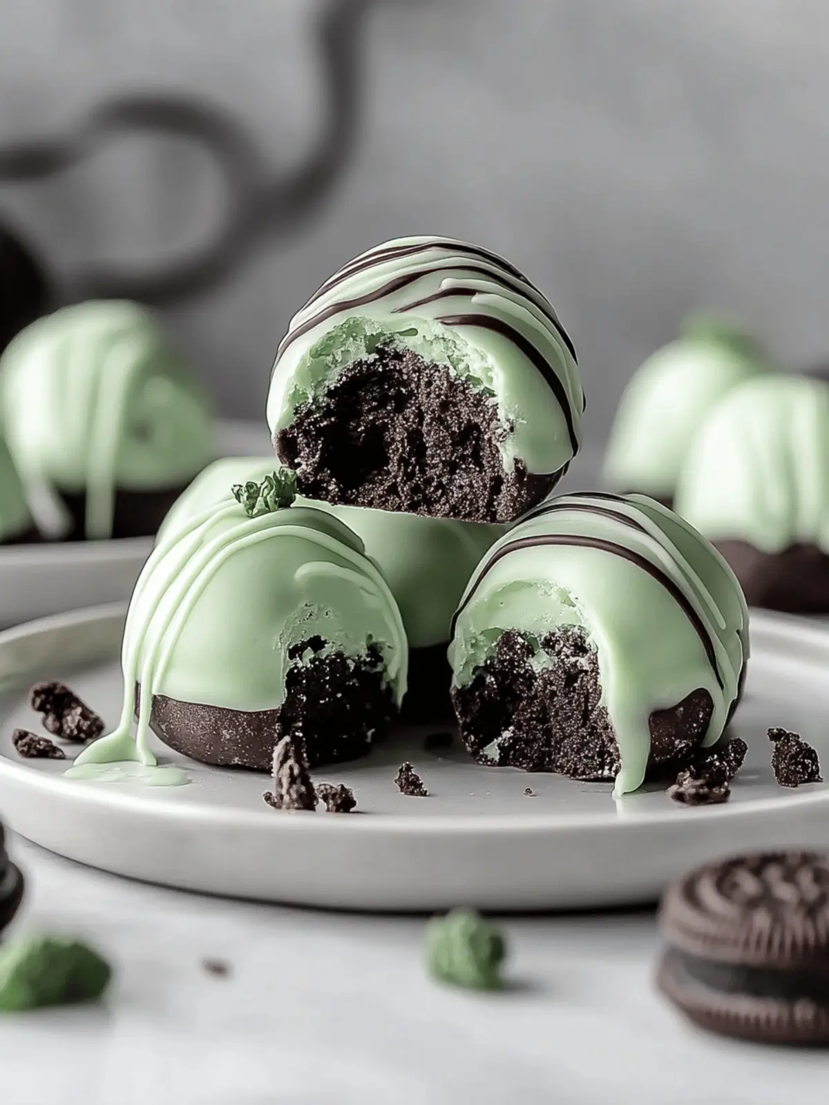 Mint Oreo Truffles