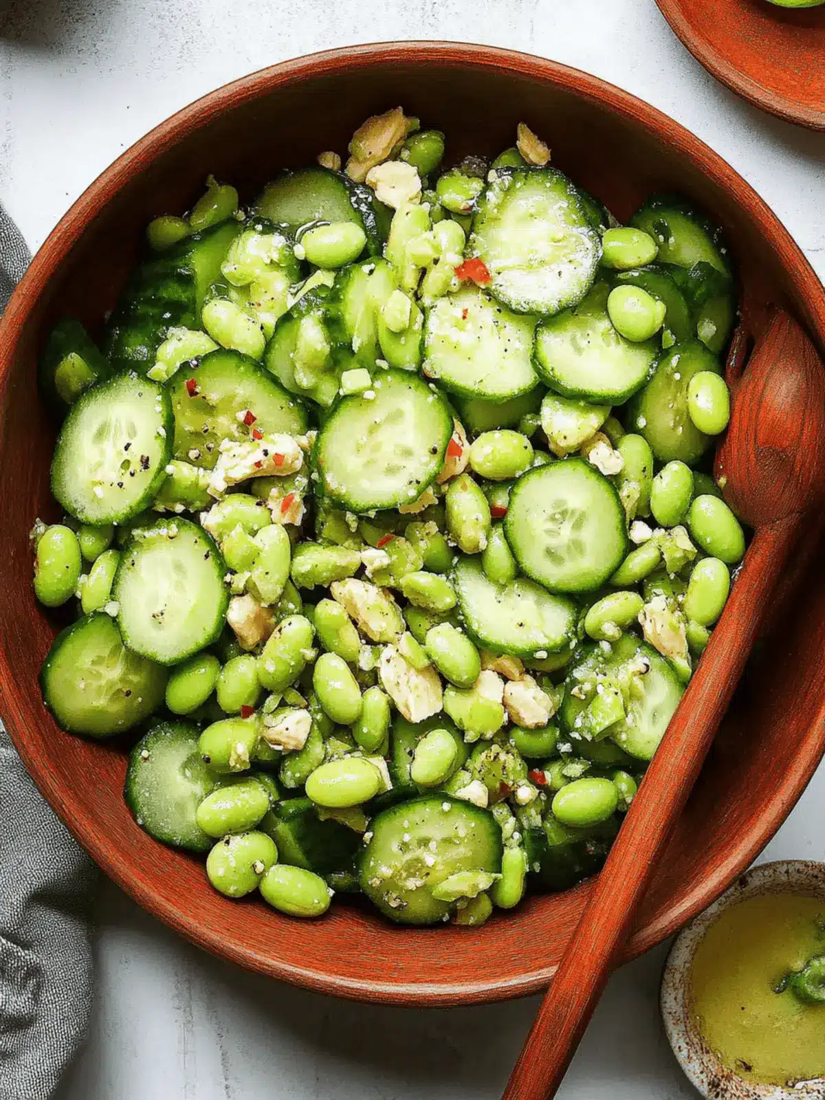 Cucumber Edamame Salad: Your New Favorite Make-Ahead Dish 3 Cucumber Edamame Salad