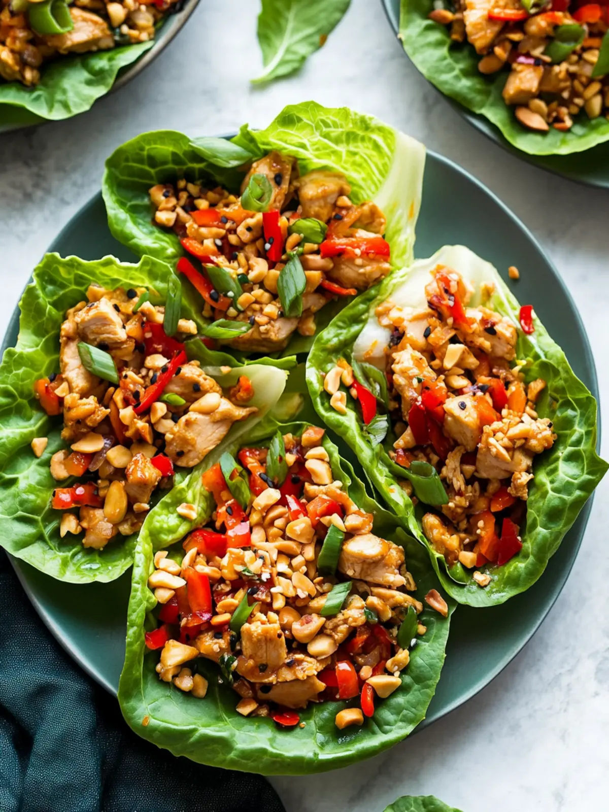 Savory Thai Chicken Lettuce Wraps for a Healthy Meal Twist 3 Thai Chicken Lettuce Wraps