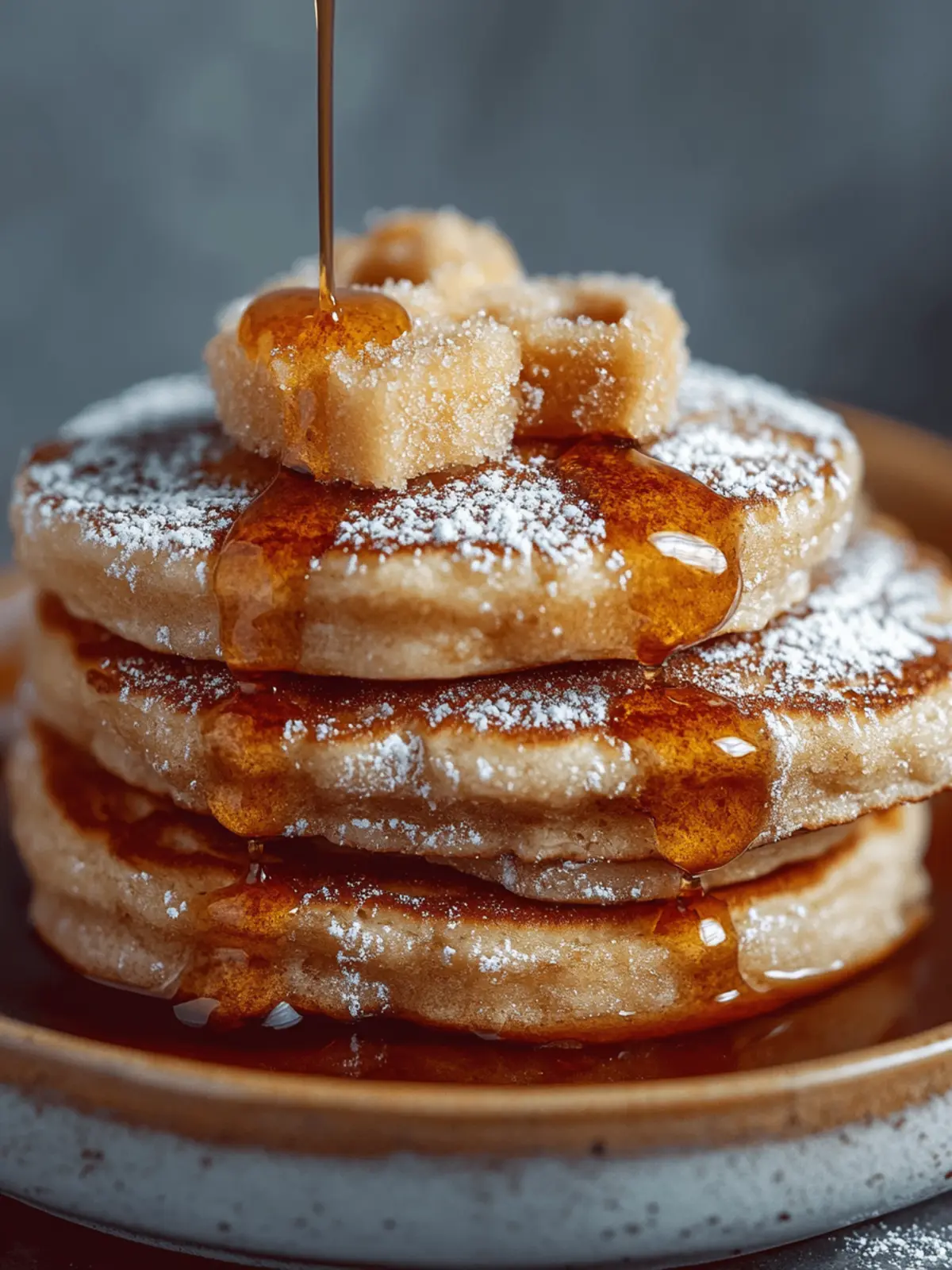 Spanish Churro Pancakes