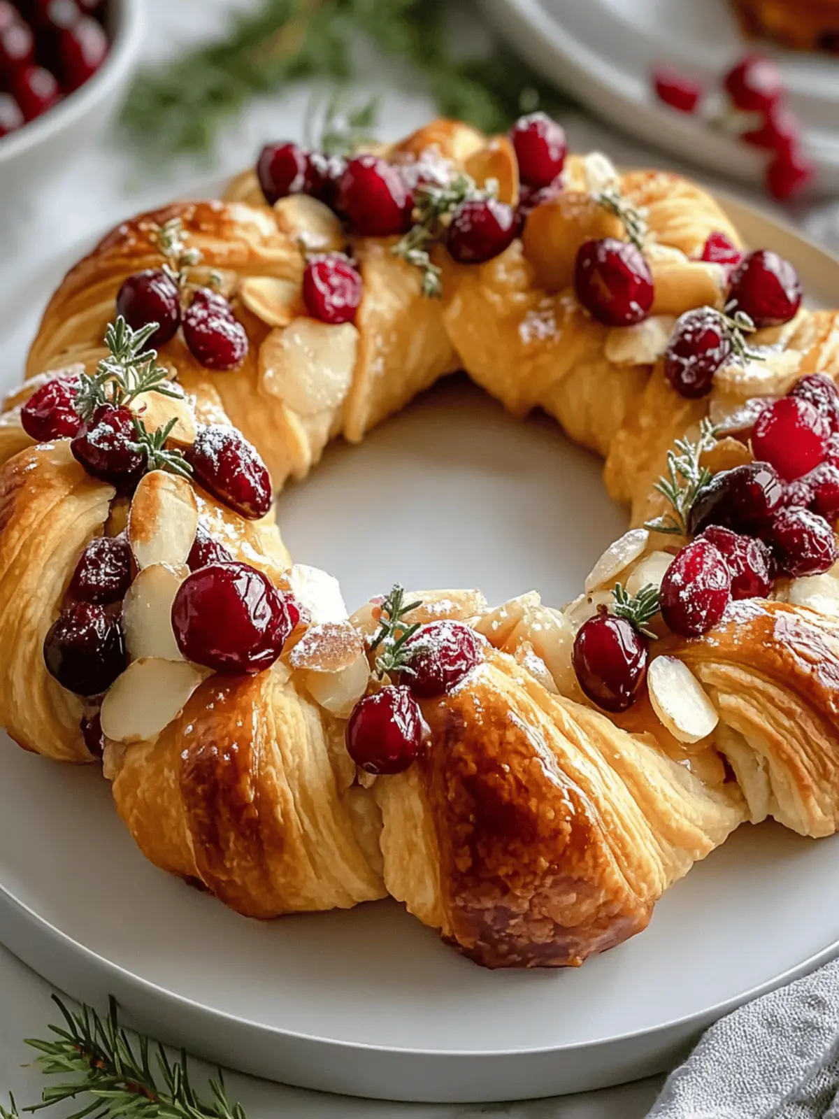 Celebrate with Turkey Cranberry Crescent Ring for Festive Feasts 3 Turkey Cranberry Crescent Ring