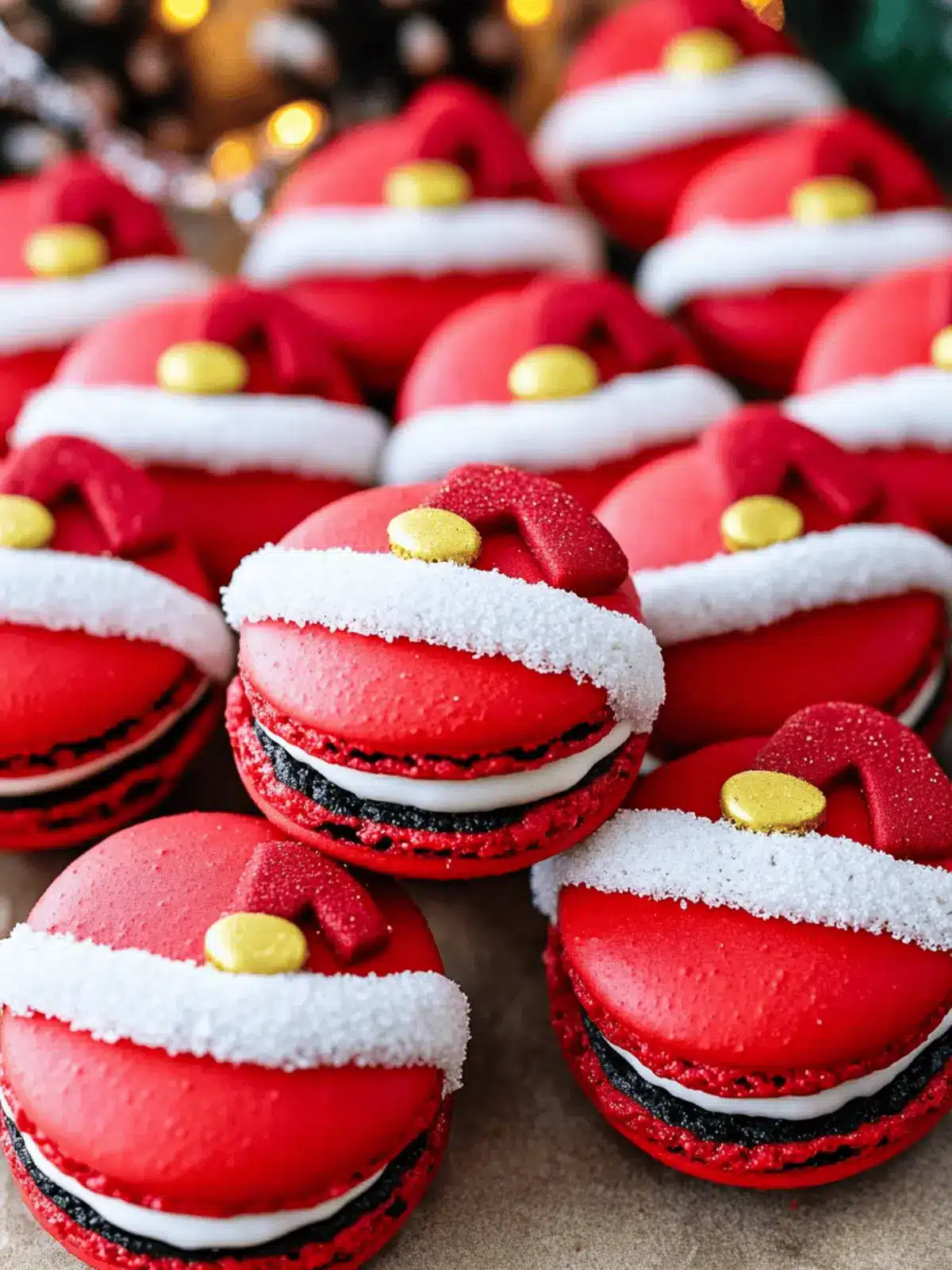 Santa Claus Macarons