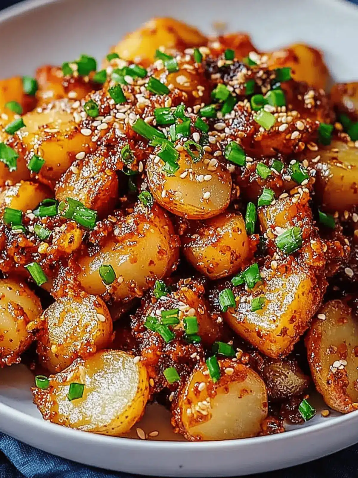Crispy Korean Potato Dish