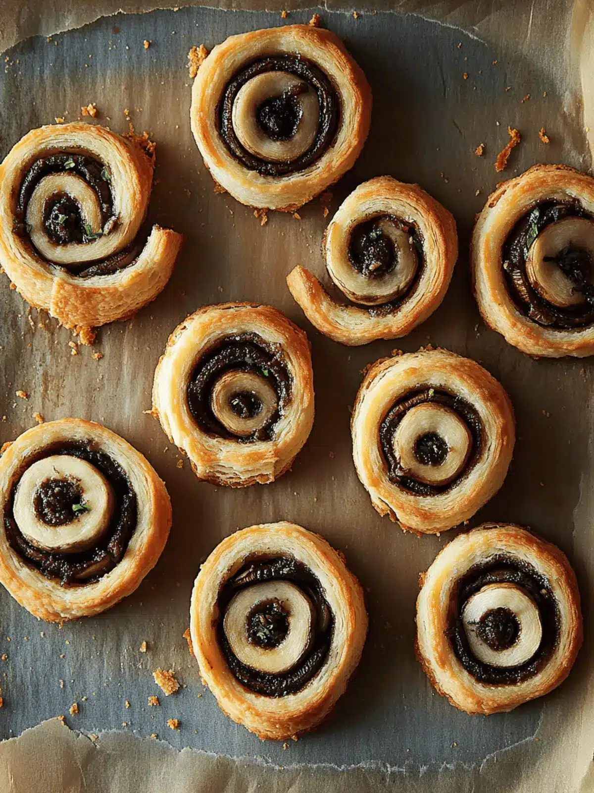 Delicious Little Mushroom Pinwheels for Effortless Entertaining 5 Little Mushroom Pinwheels