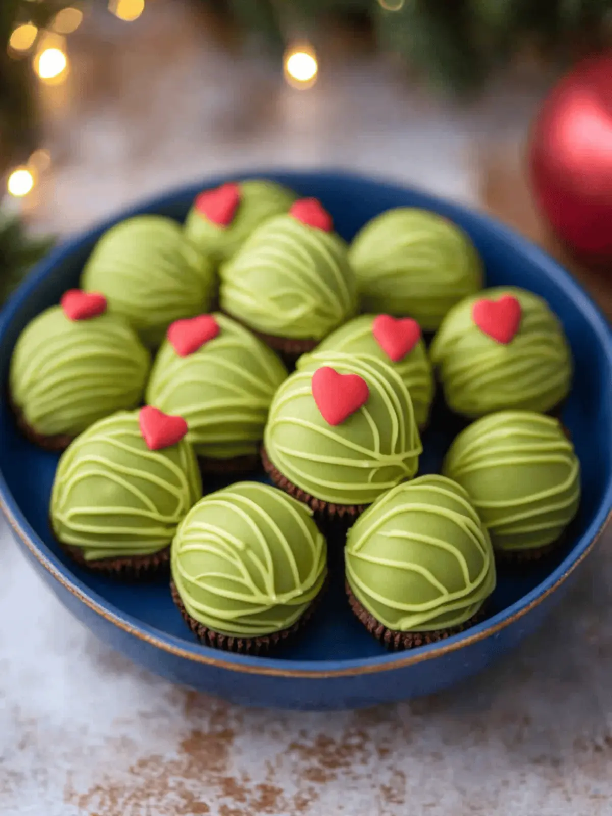 The Best No-Bake Grinch Oreo Truffles Recipe