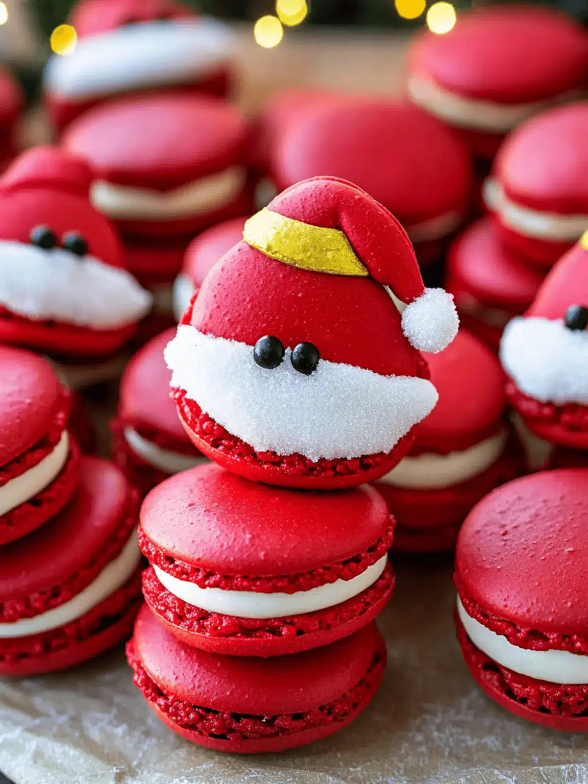 Santa Claus Macarons