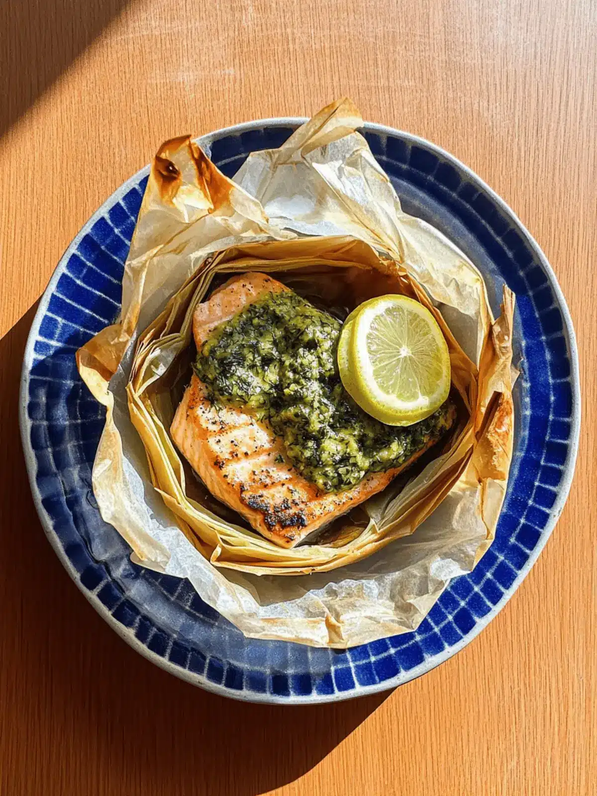Savory Salmon en Papillote with Mustard Mayonnaise & Dill Gremolata 4 Salmon en Papillote with Mustard Mayonnaisse & Dill Gremolata