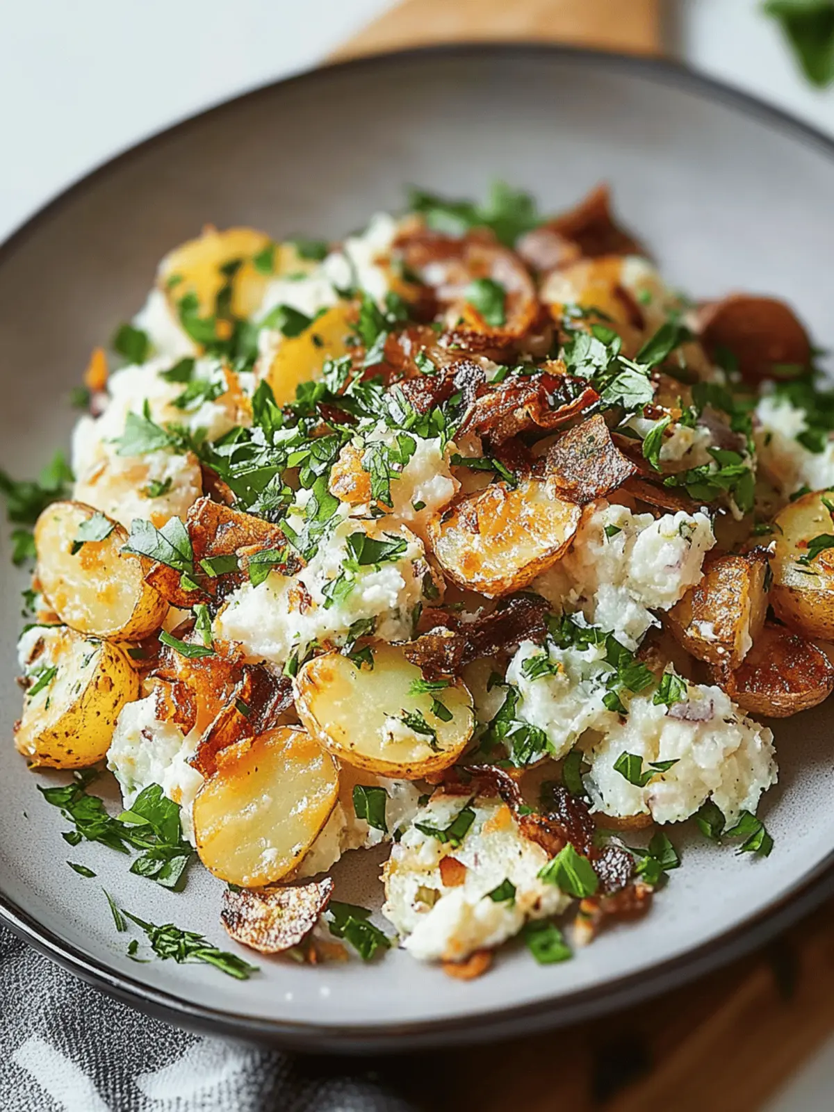 Crispy Smashed Potato Salad That's Perfect for Summer Fun 5 Crispy Smashed Potato Salad