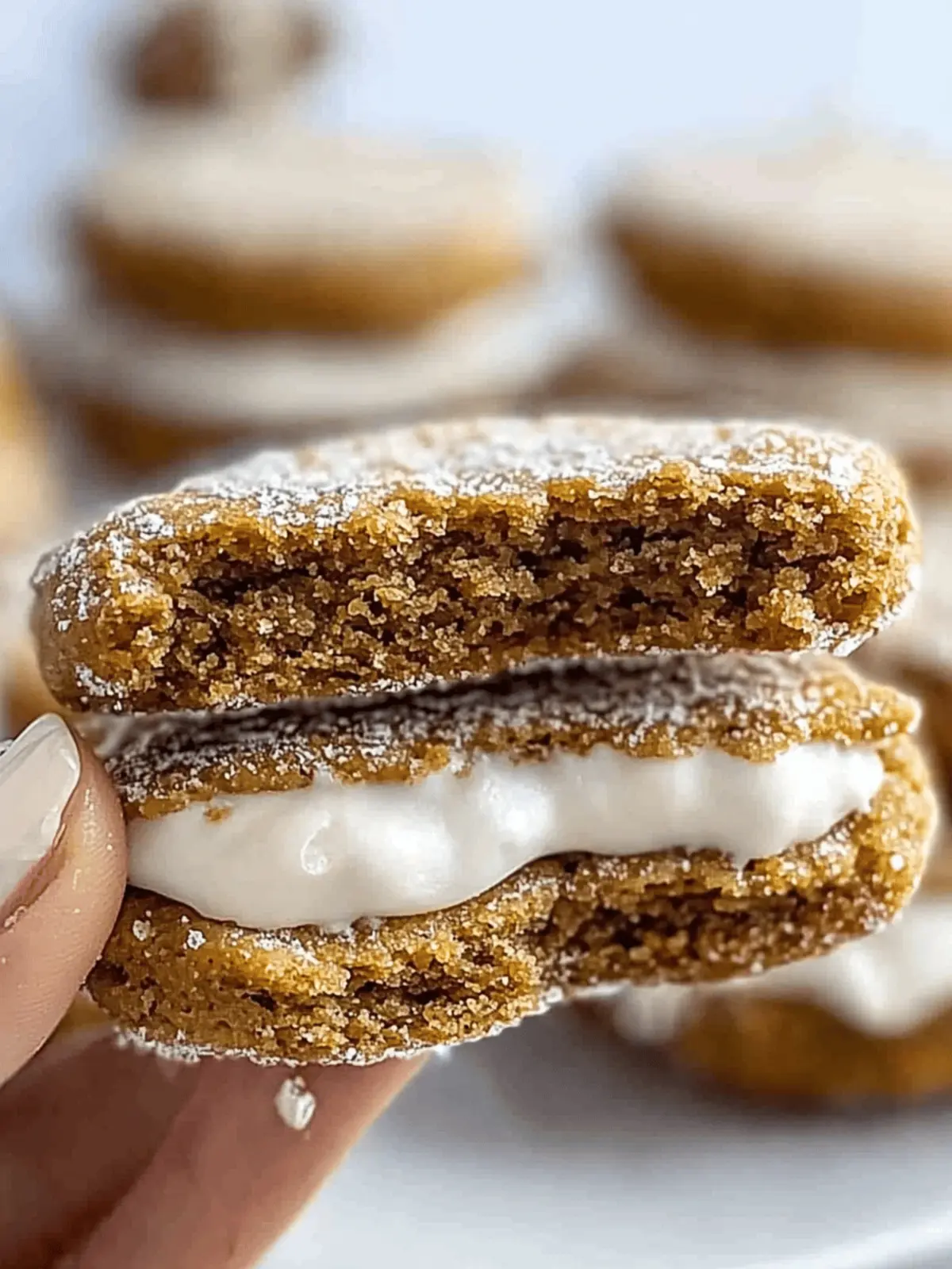 Irresistibly Chewy Gingerbread Sandwich Cookies to Brighten Your Holidays 2 Gingerbread Sandwich Cookies