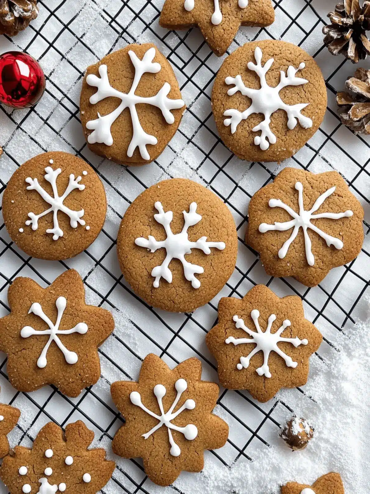 Gingerbread Cookies with Royal Icing
