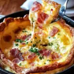 Cheddar Bacon Dutch Baby