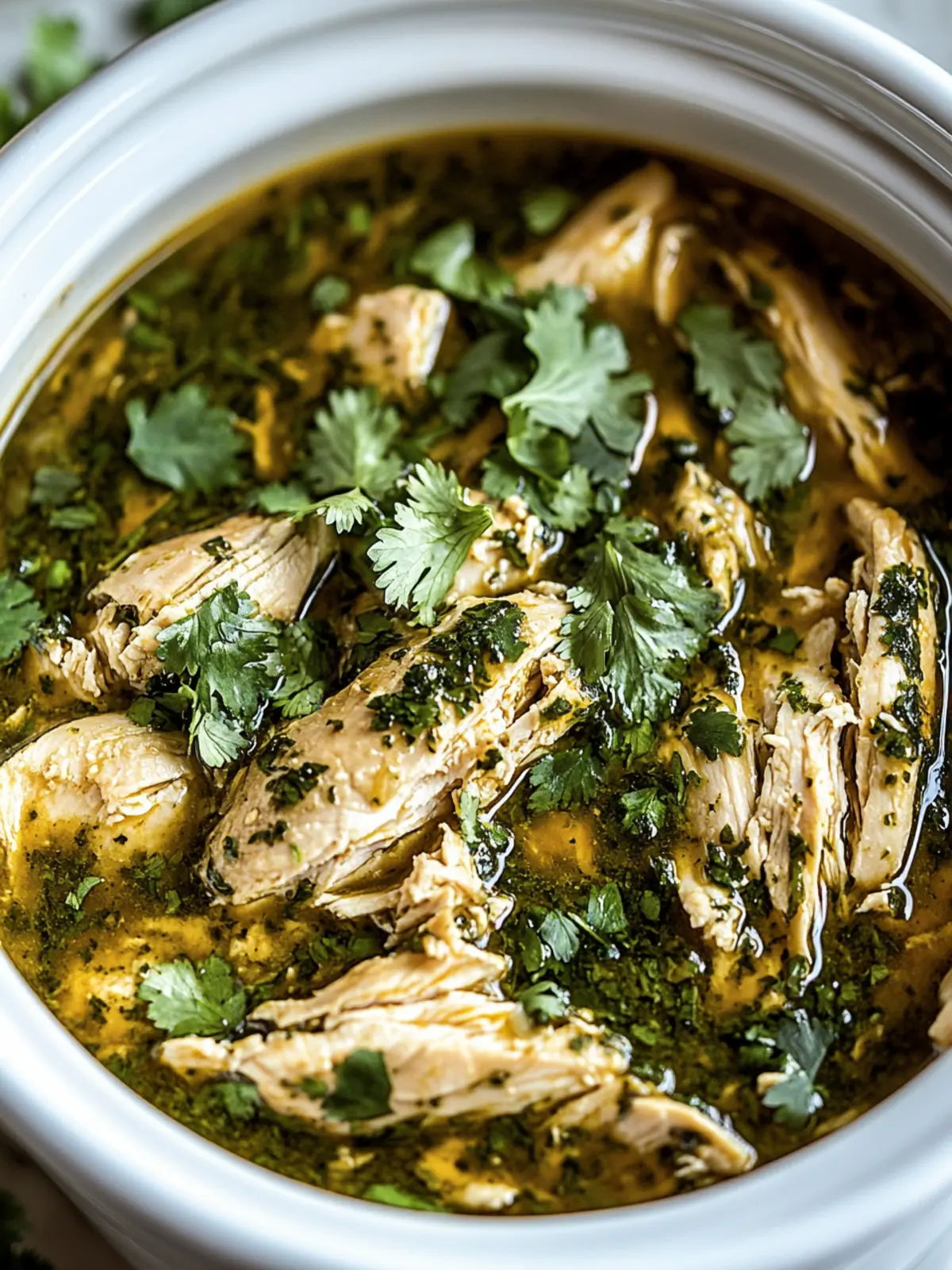 Crockpot Salsa Verde Chicken