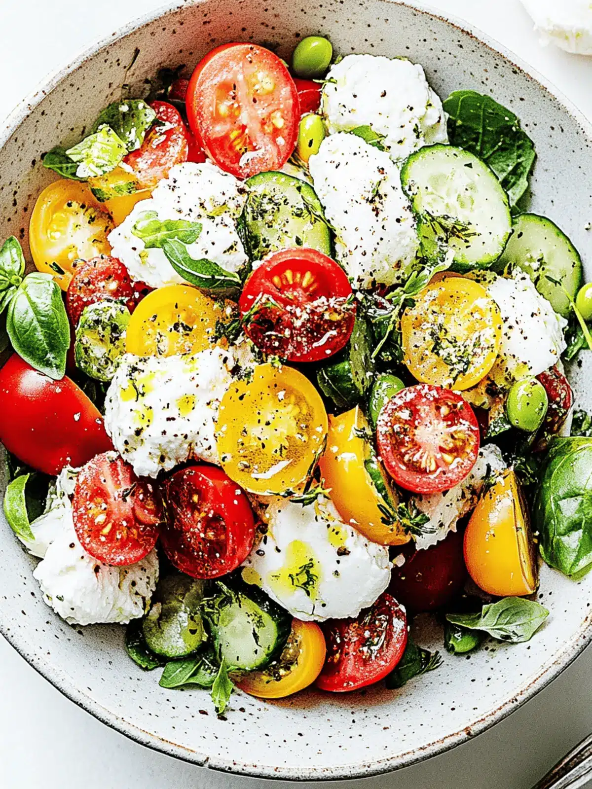 Summer Salad with Herbed Ricotta Recipe for Quick Bliss 5 Summer Salad With Herbed Ricotta Recipe