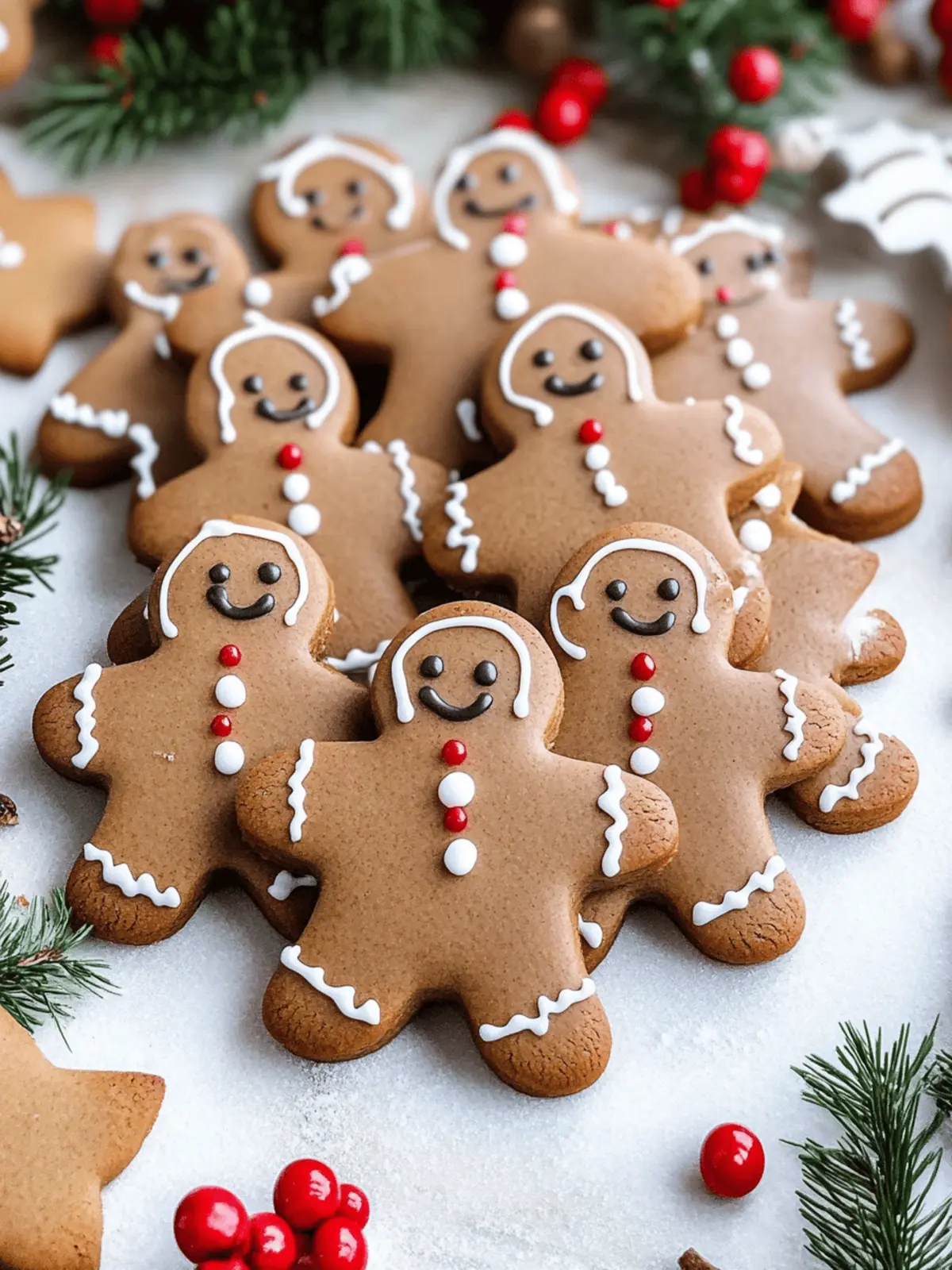 Gingerbread Men Sugar Cookies