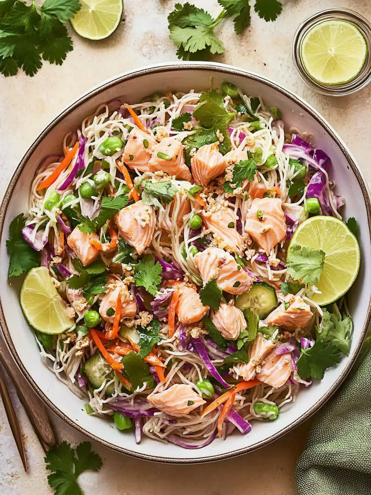 Salmon Crunch Salad