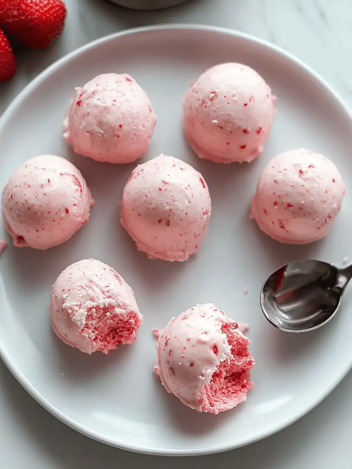 Delicious Strawberry Cheesecake Fat Bombs – Just 4 Ingredients! 3 Strawberry Cheesecake Fat Bombs – 4 Ingredients!