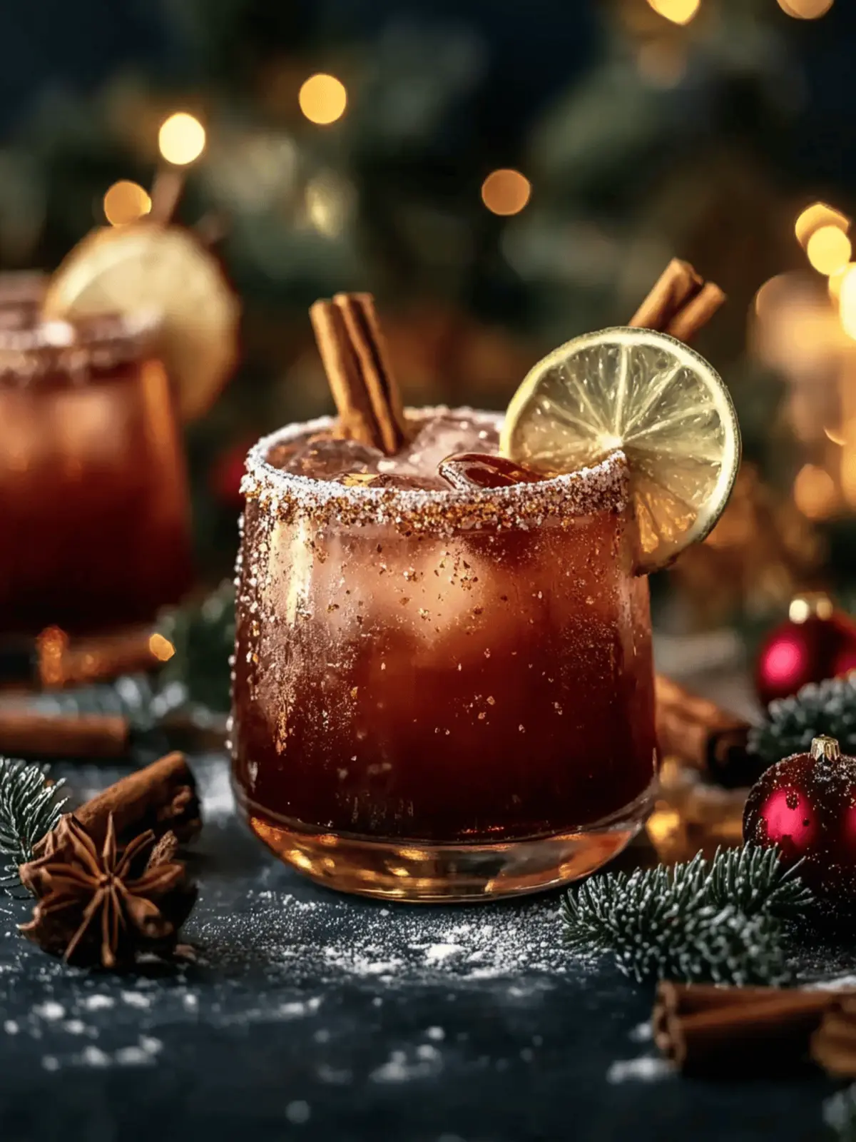 Spiced Christmas Margarita