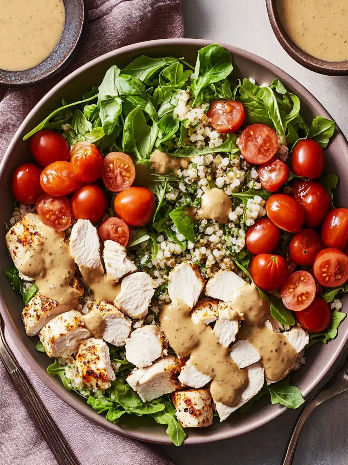 Copycat Sweetgreen Chicken Caprese Salad