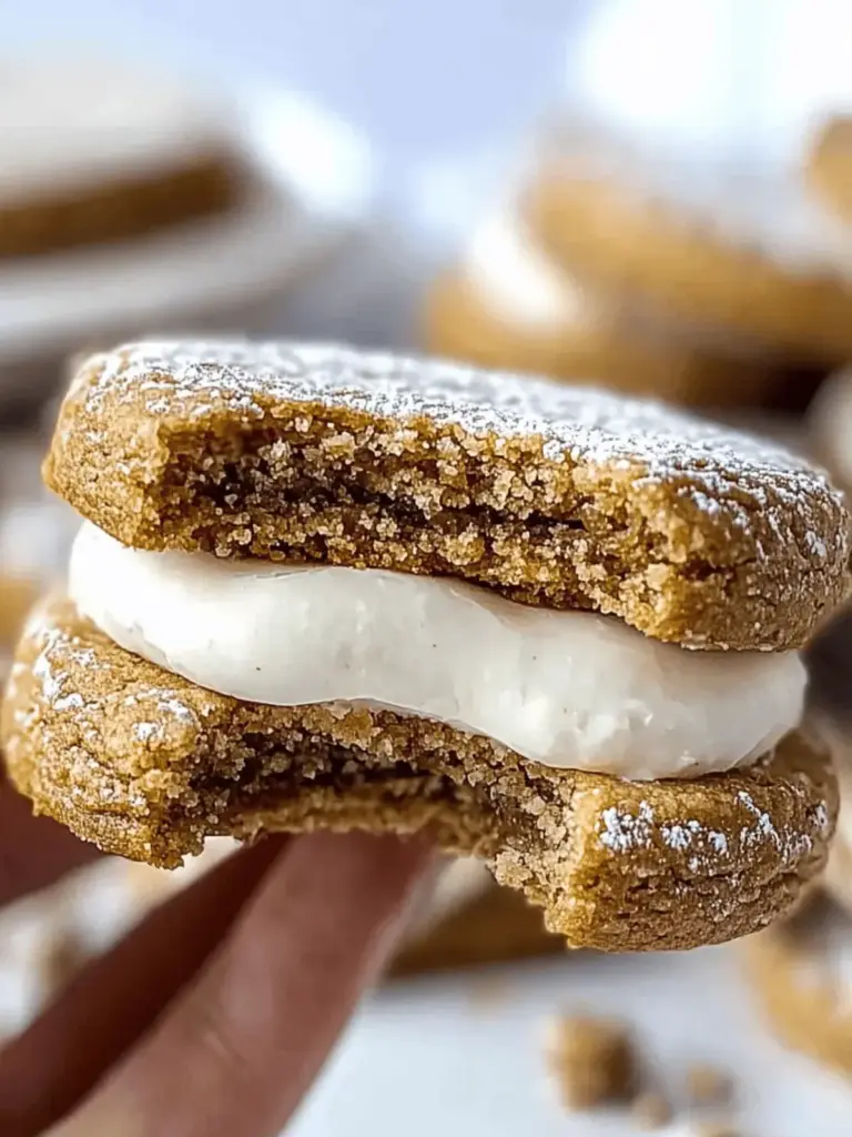 Gingerbread Sandwich Cookies