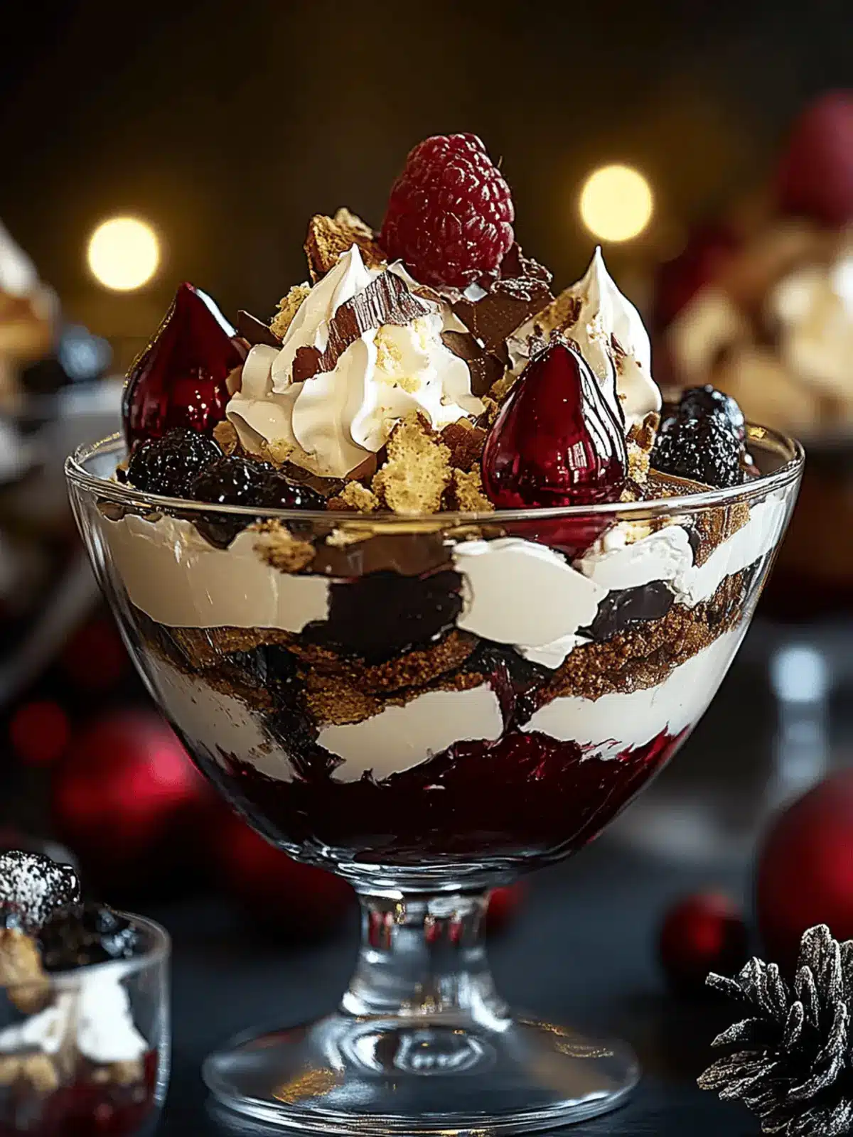 Black Forest Trifle for Christmas