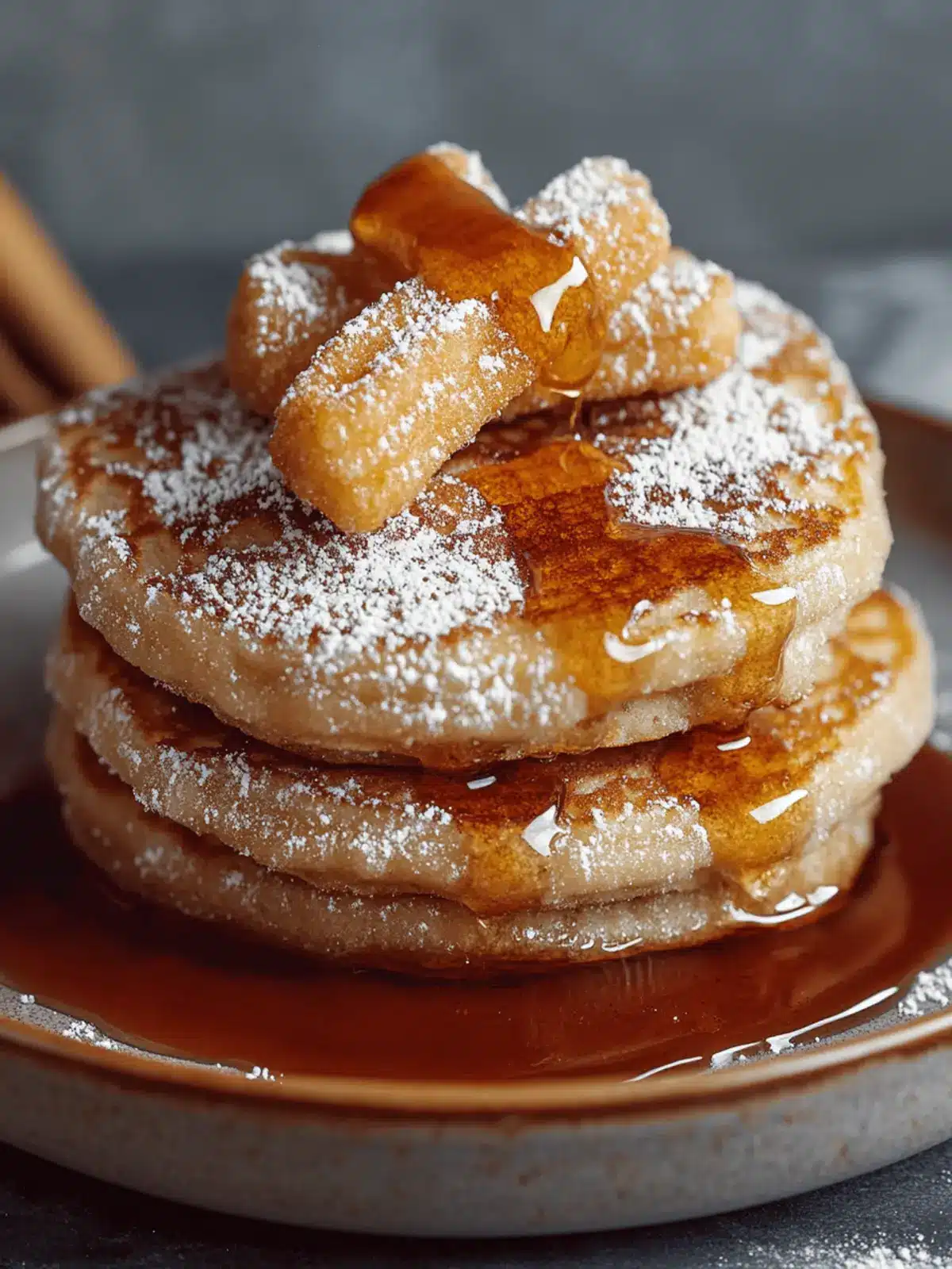 Spanish Churro Pancakes