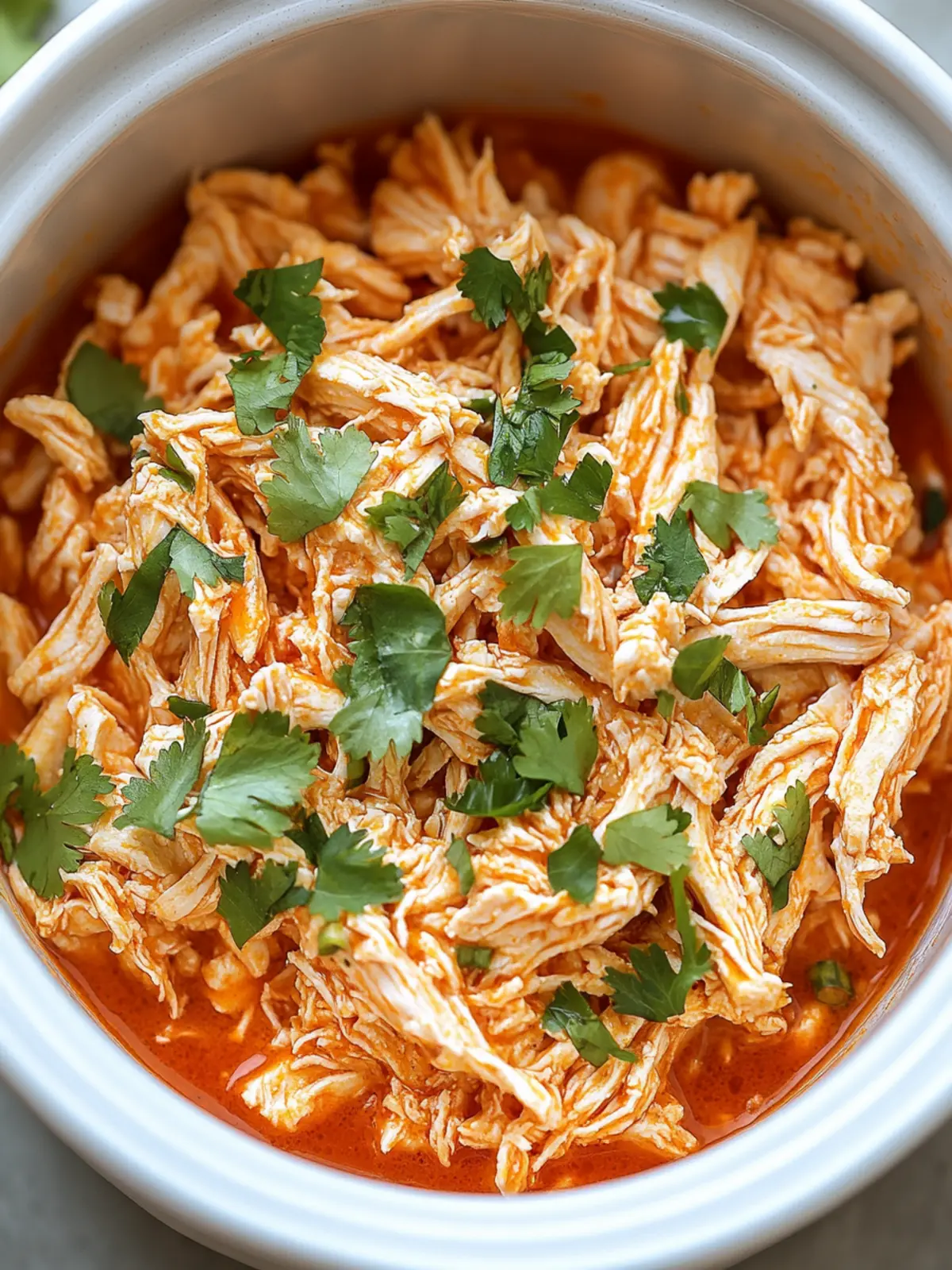 Zesty Crockpot Shredded Buffalo Chicken for Effortless Meals 3 Crockpot Shredded Buffalo Chicken