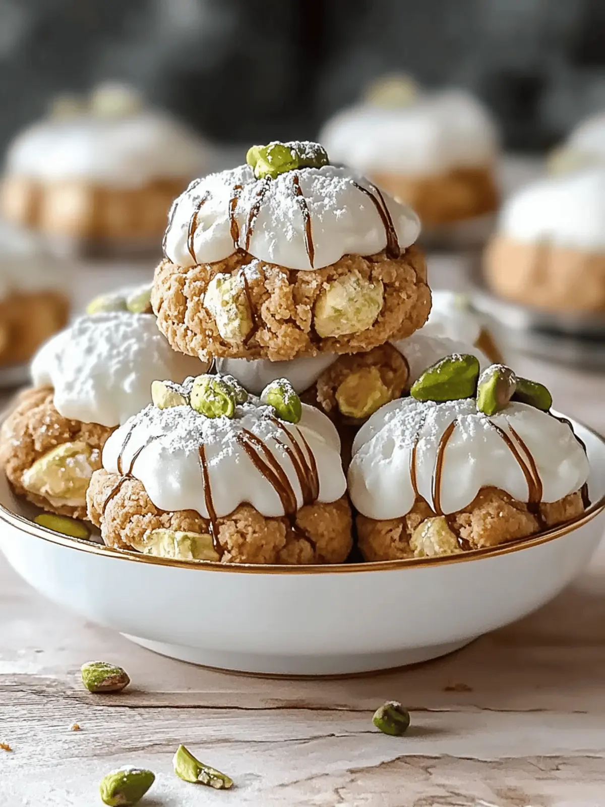 Pistachio Wedding Cookies