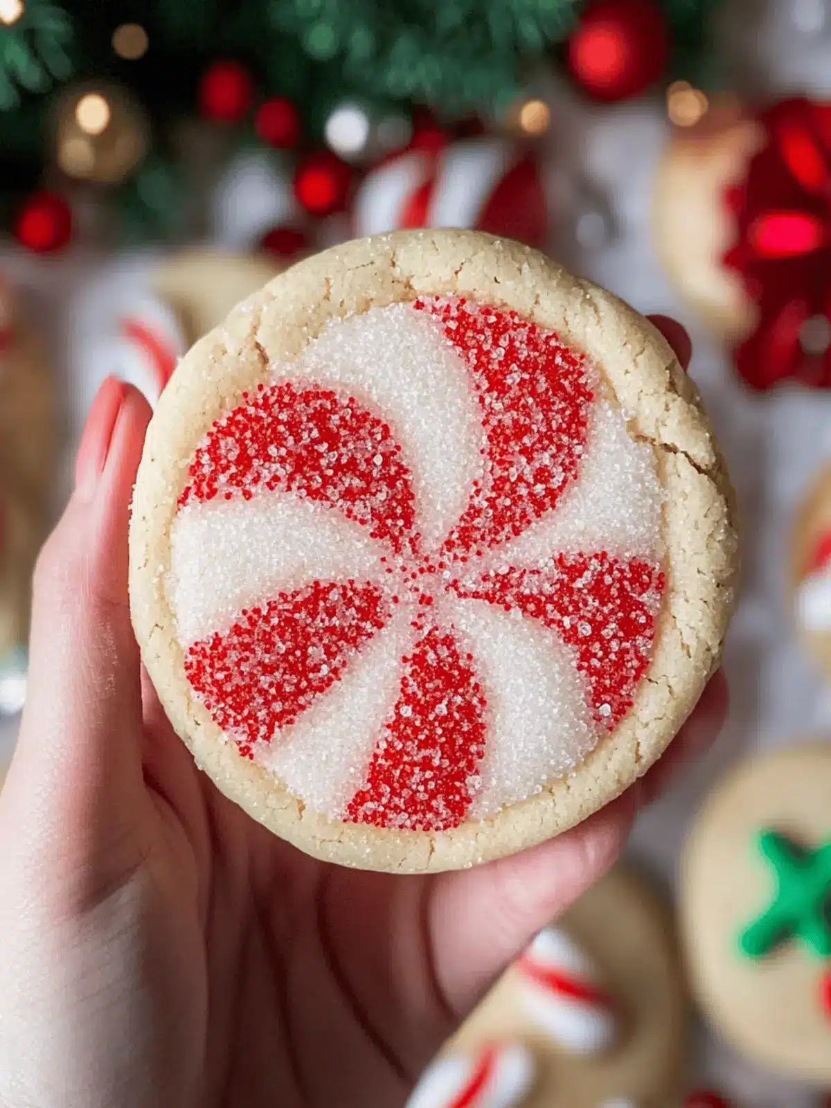 Peppermint Sugar Cookies