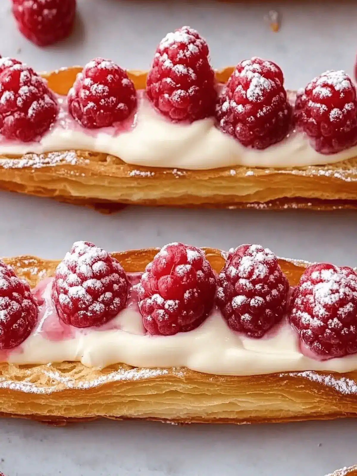 Delightful Raspberry And Cream Éclairs