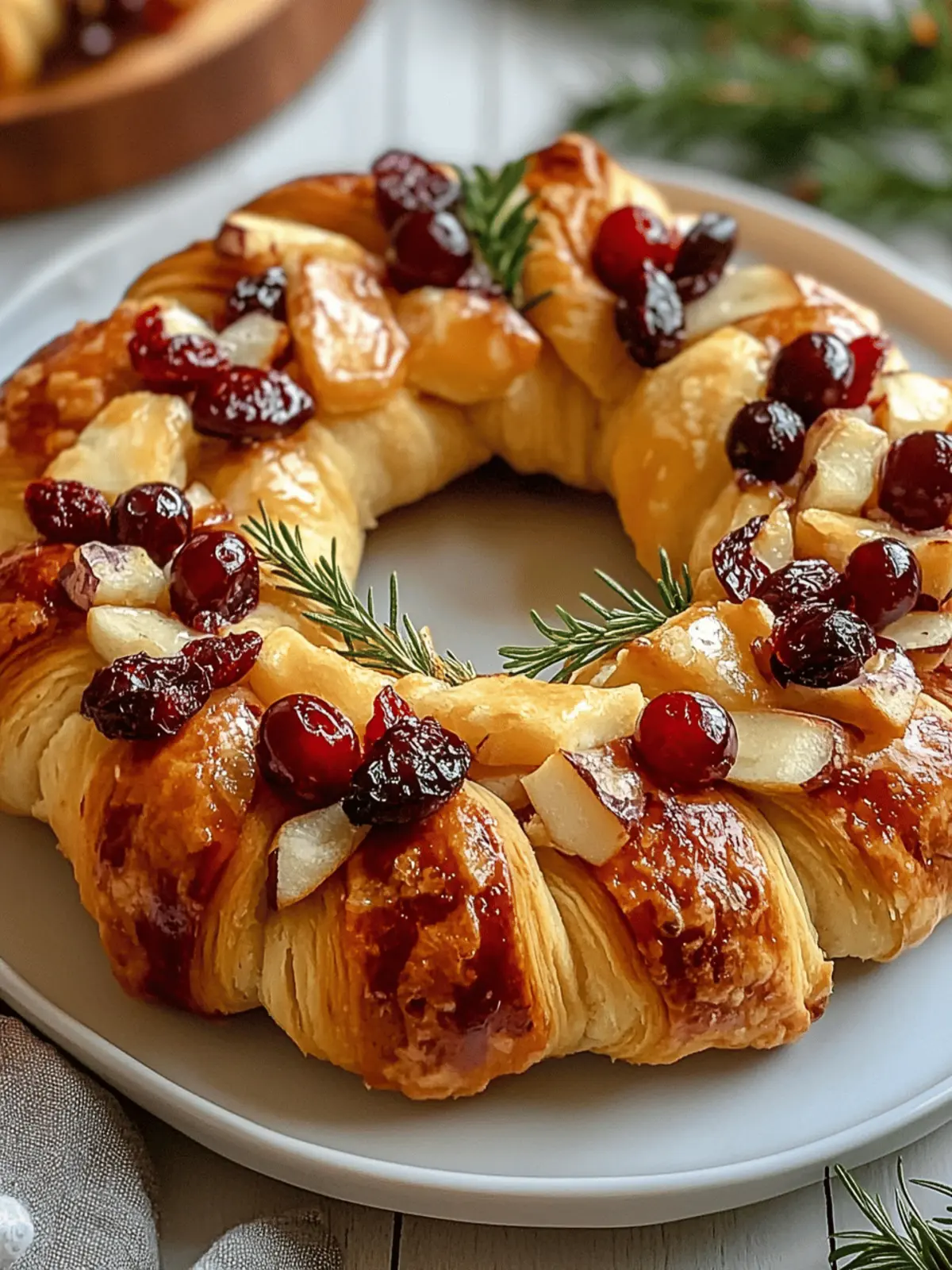 Celebrate with Turkey Cranberry Crescent Ring for Festive Feasts 4 Turkey Cranberry Crescent Ring