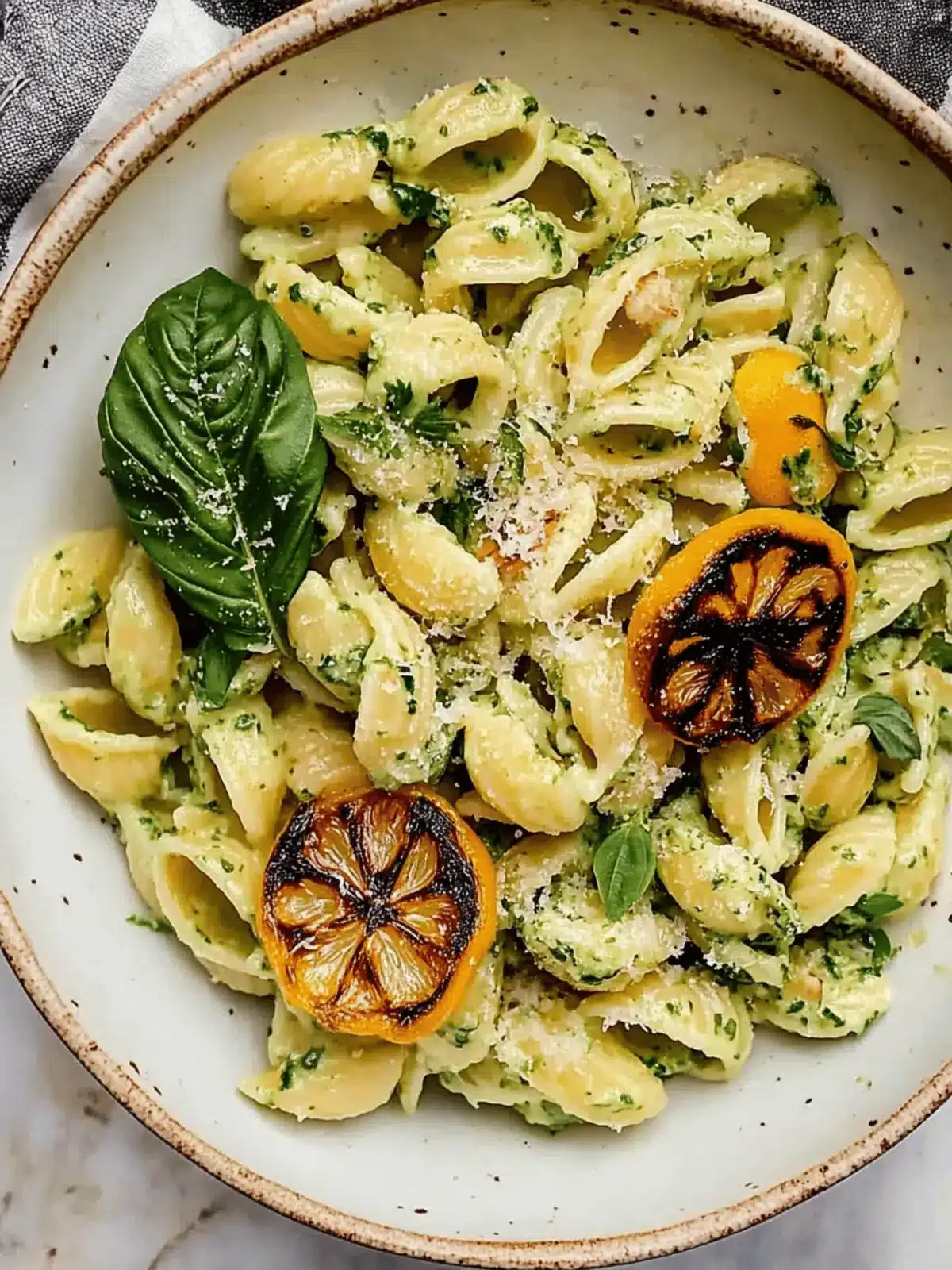 Lemon Basil Pasta Salad