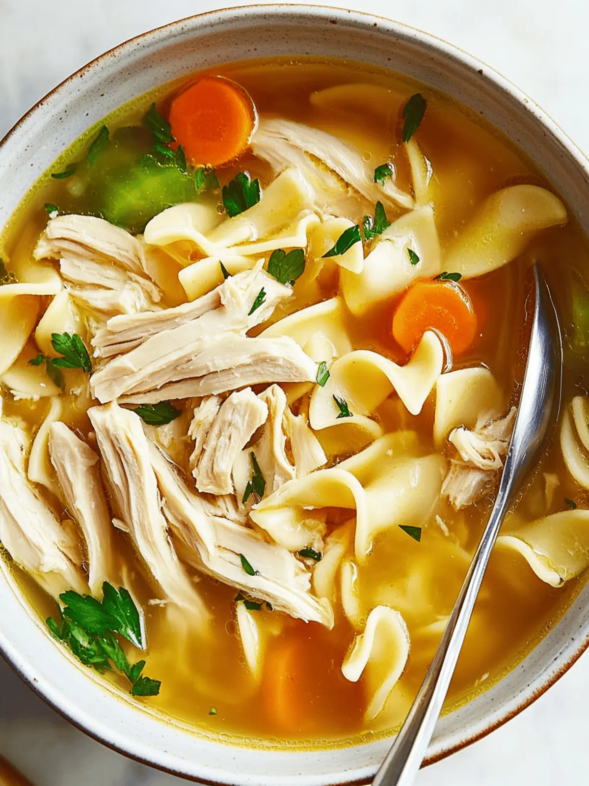 Classic Chicken Noodle Soup: Your Warm Comfort Food Fix 4 Classic Chicken Noodle Soup