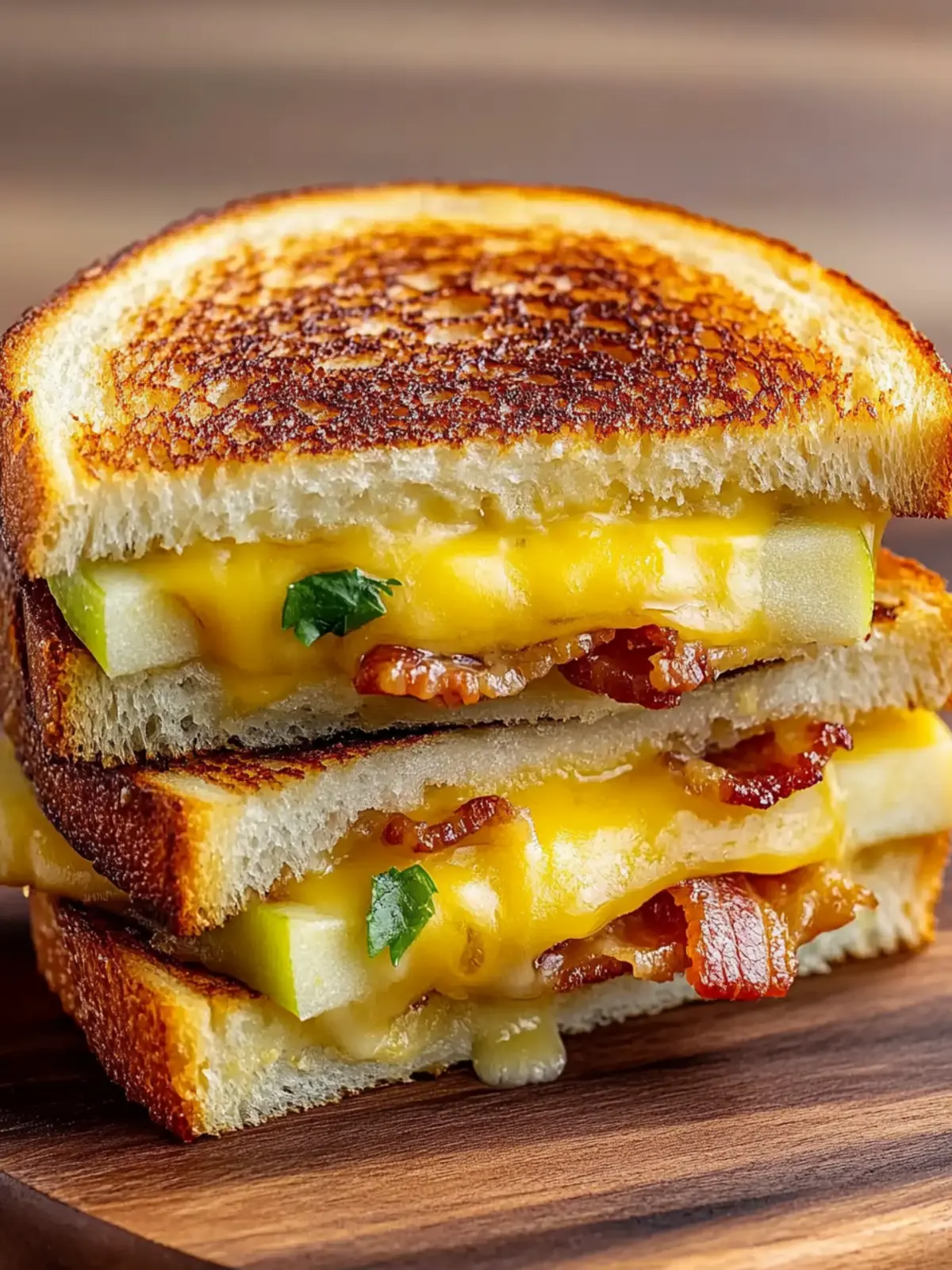 Irresistible Apple Bacon and Cheddar Grilled Cheese Recipe 4 Apple Bacon and Cheddar Grilled Cheese Recipe