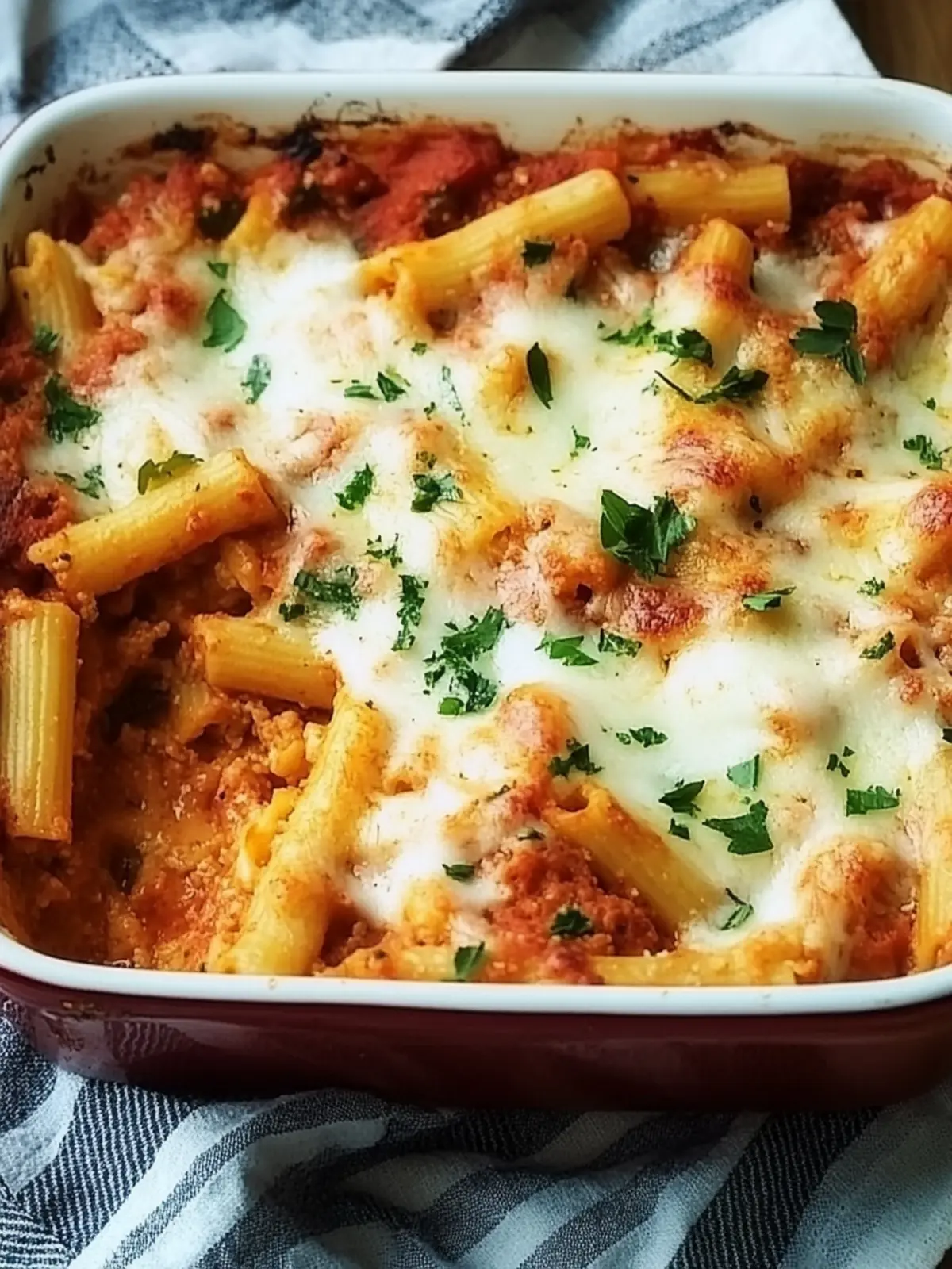 Meatless Baked Ziti
